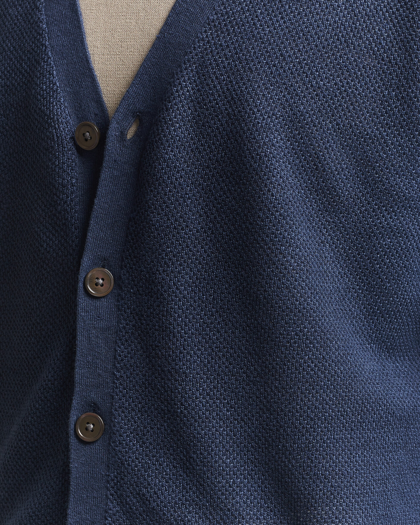 Men | Sweaters & Knitwear | Polo Ralph Lauren | Linen Cardigan Newport Navy