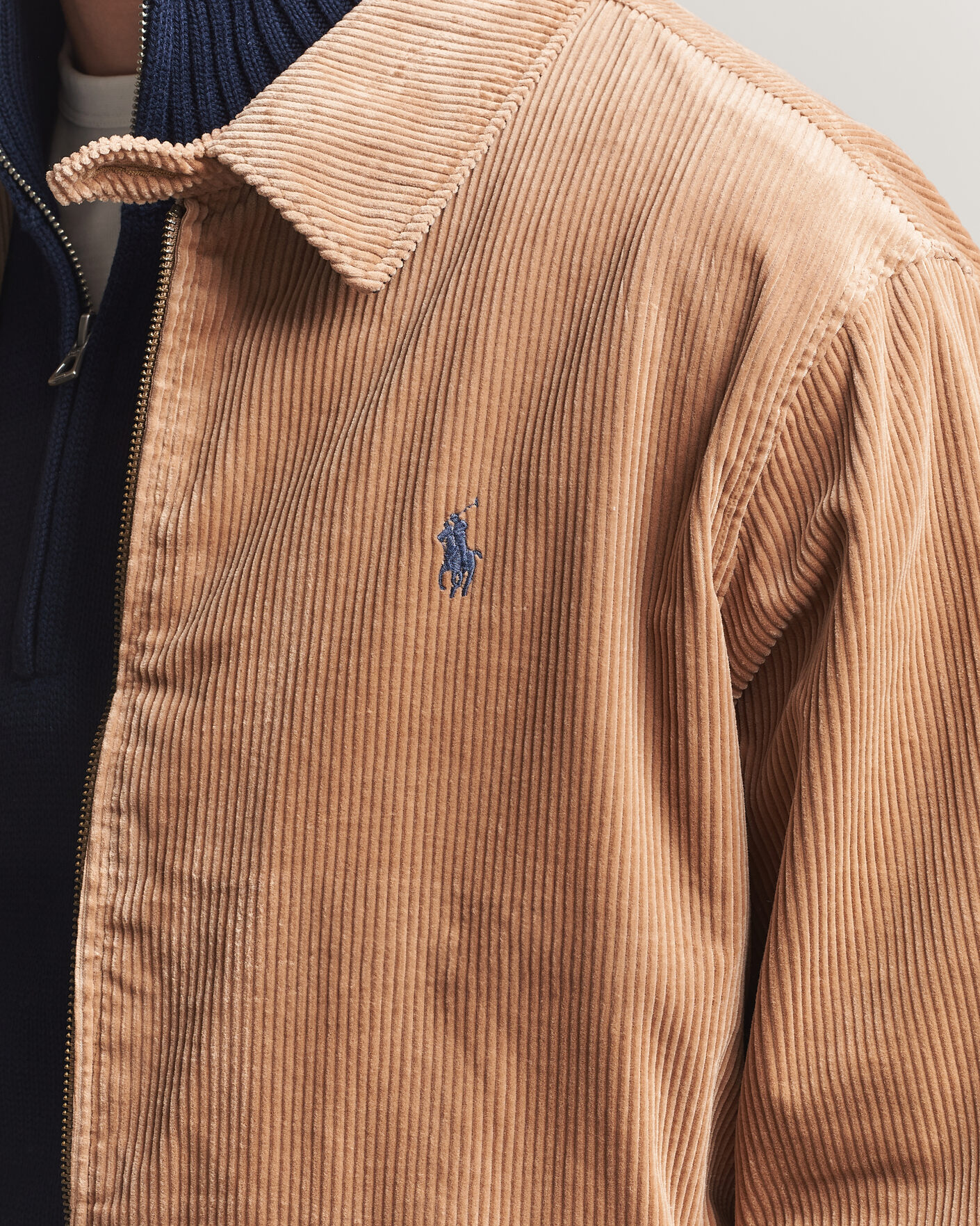 Men | Coats & Jackets | Polo Ralph Lauren | Wale Corduroy Windbreaker Vintage Khaki