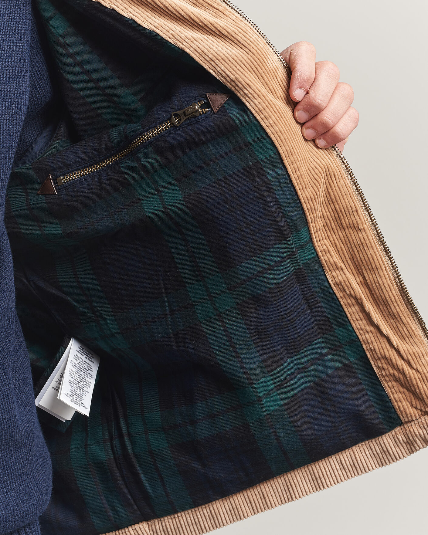 Men | Coats & Jackets | Polo Ralph Lauren | Wale Corduroy Windbreaker Vintage Khaki