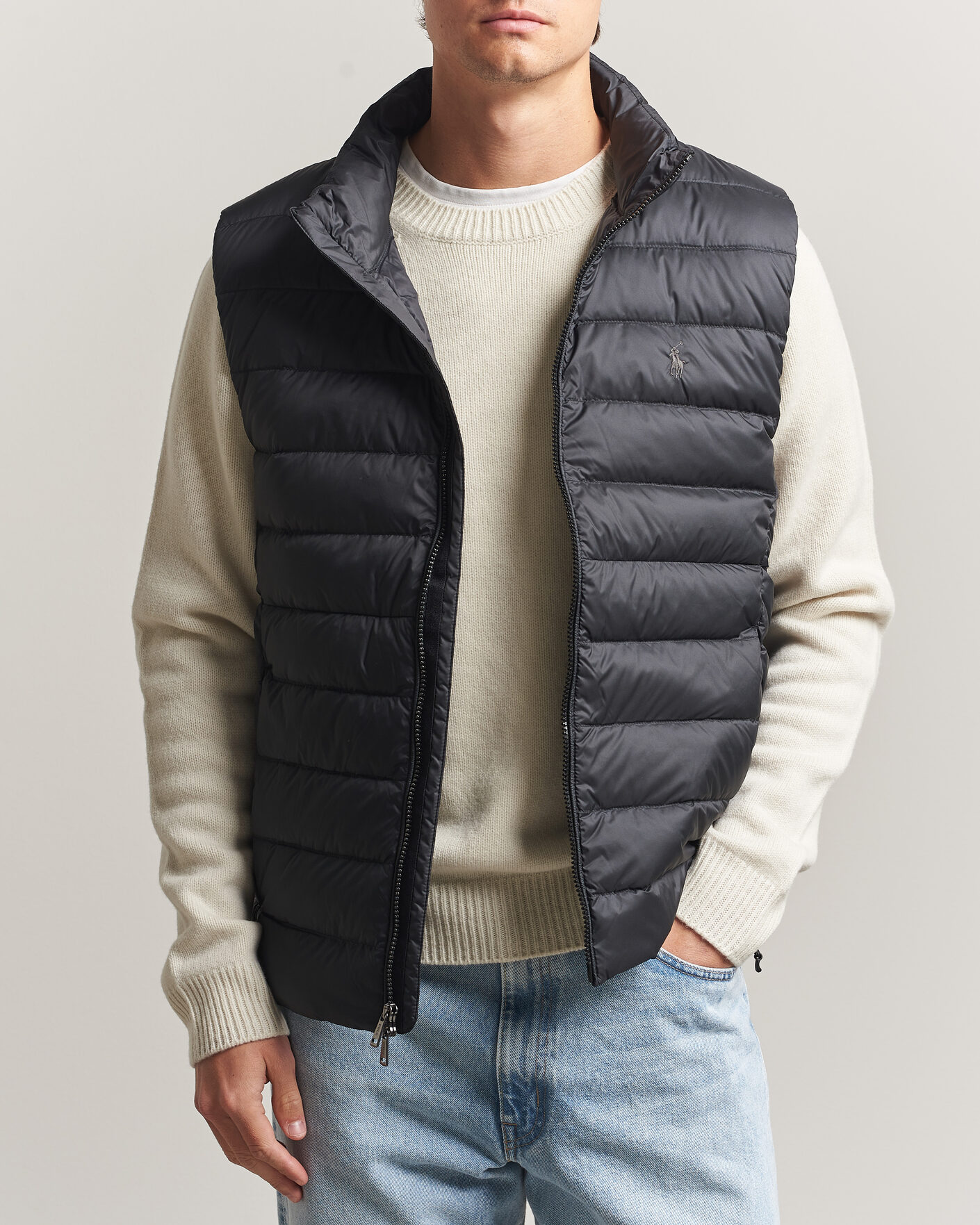 Men | Gilets | Polo Ralph Lauren | Quilted Matt Vest Polo Black