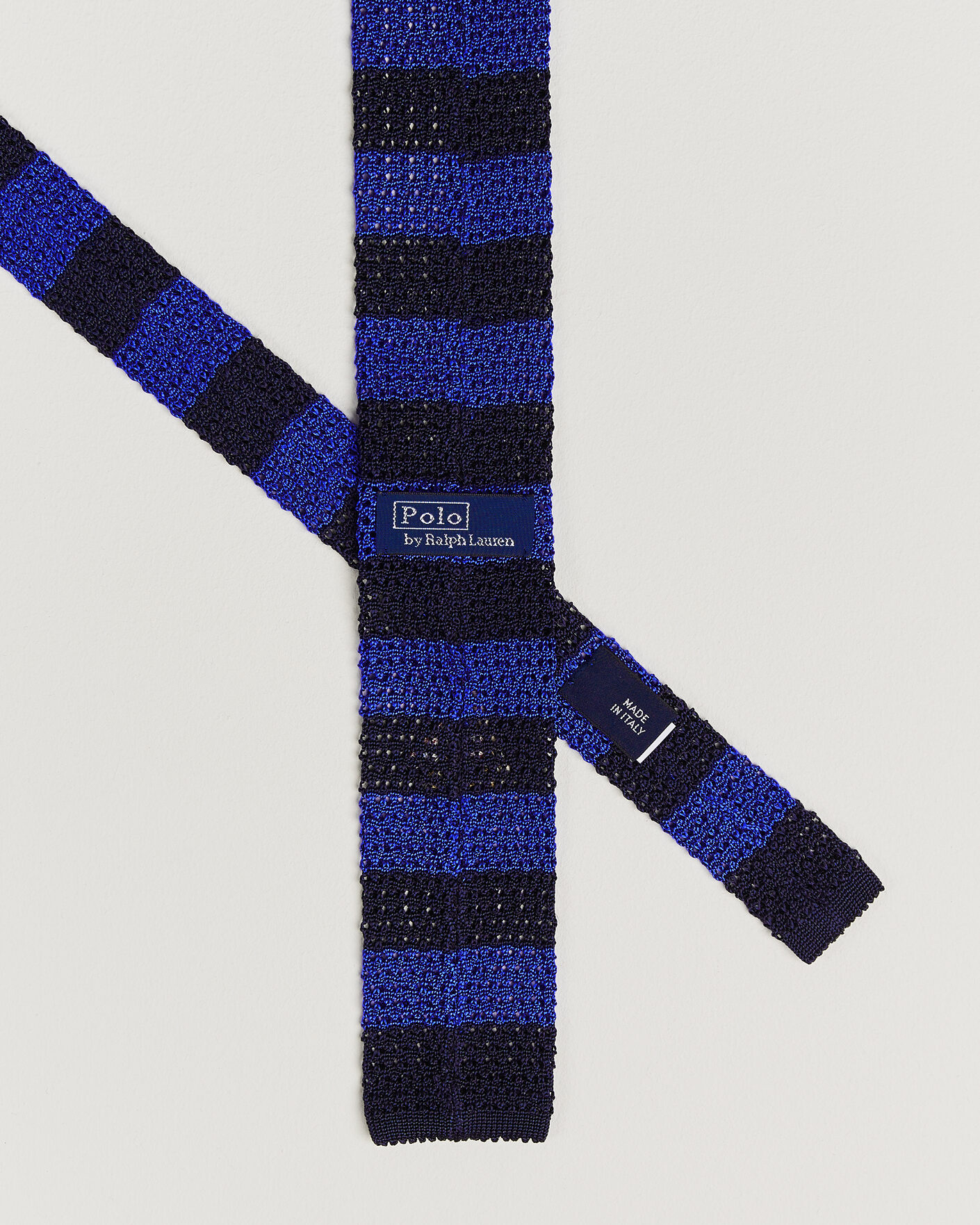 Men | Ties | Polo Ralph Lauren | Club Stripe Naval Tie Navy/Black