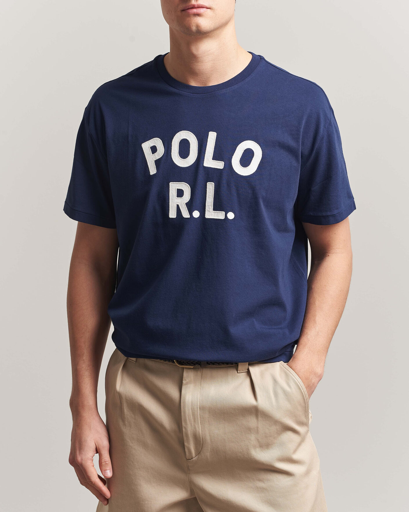 Men | T-Shirts | Polo Ralph Lauren | Polo RL Tee Newport Navy