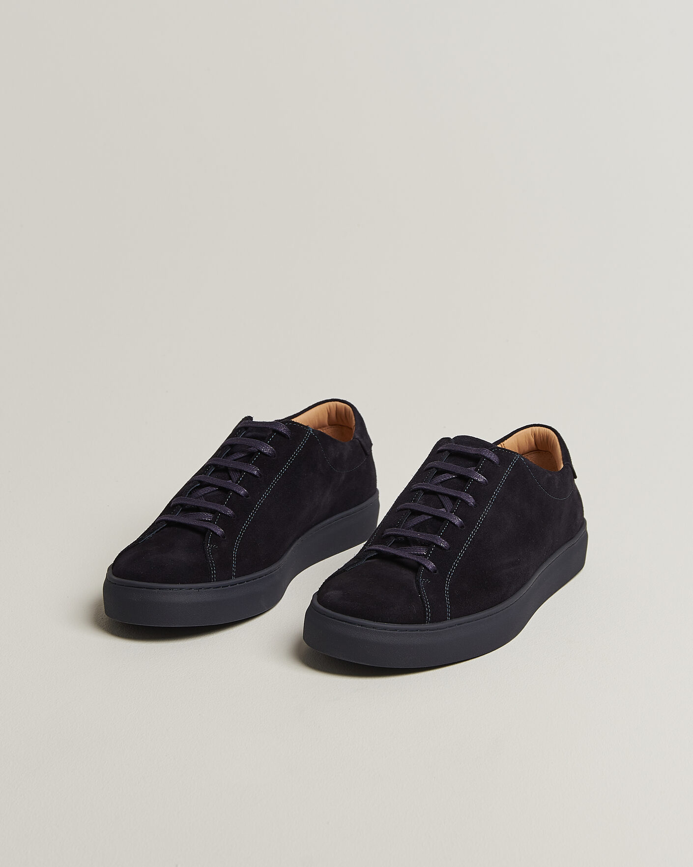 Men | Sneakers | Myrqvist | Oaxen Monochrome III Sneakers Navy Suede