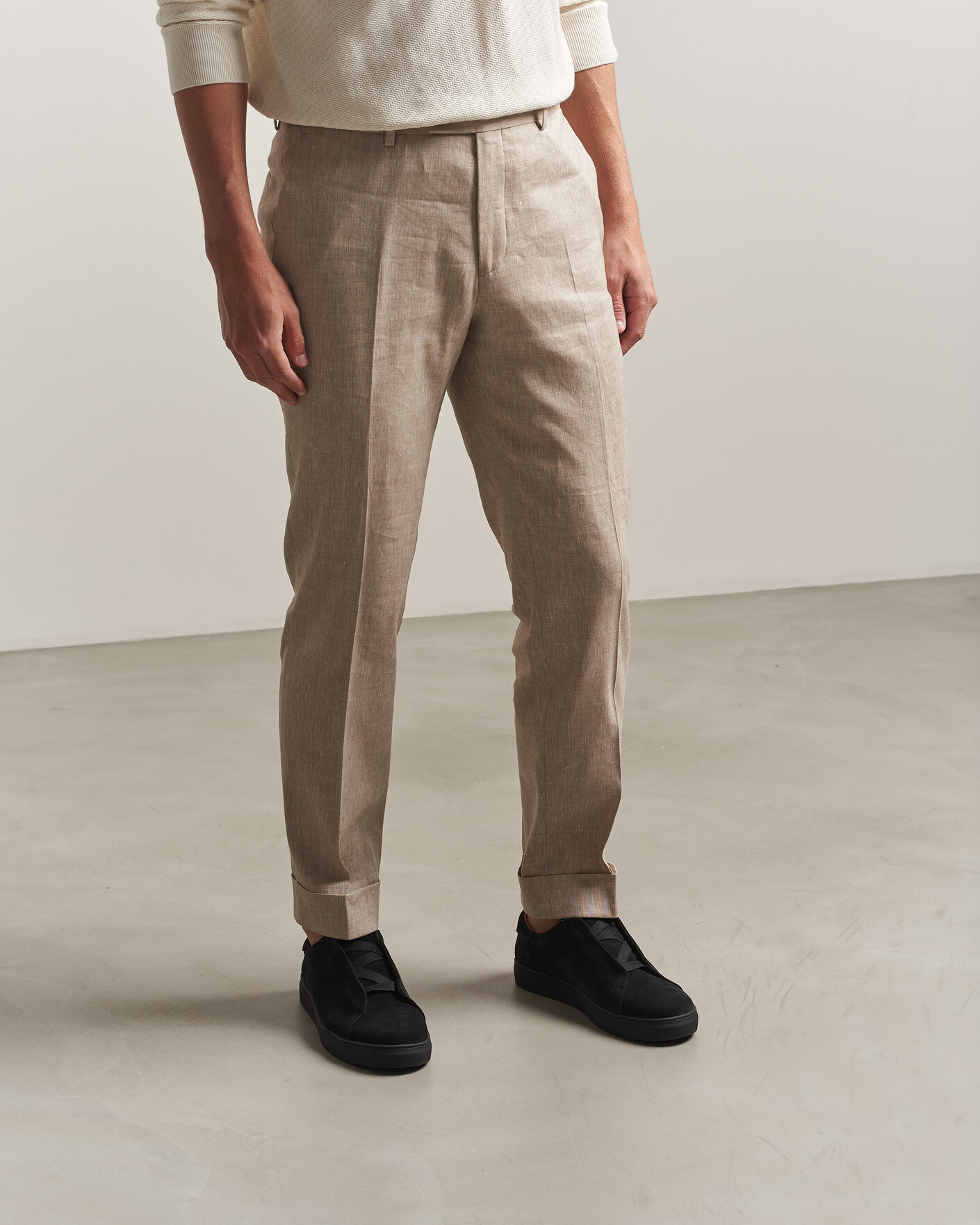 Men | Sneakers | Myrqvist | Alnö Monochrome II Sneakers Black Suede