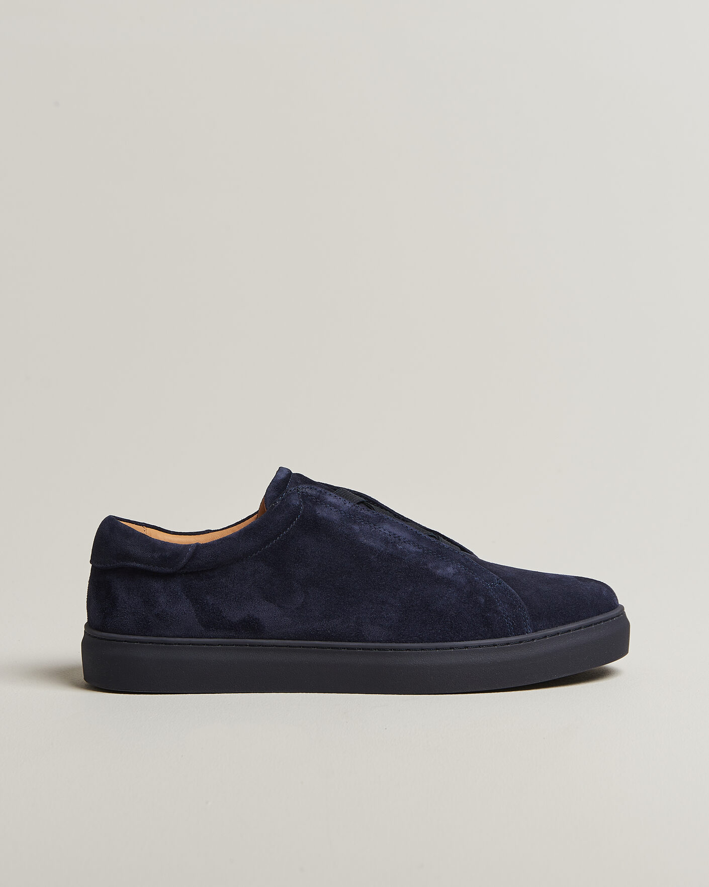 Men | Sneakers | Myrqvist | Alnö Monochrome II Sneakers Midnight Blue Suede