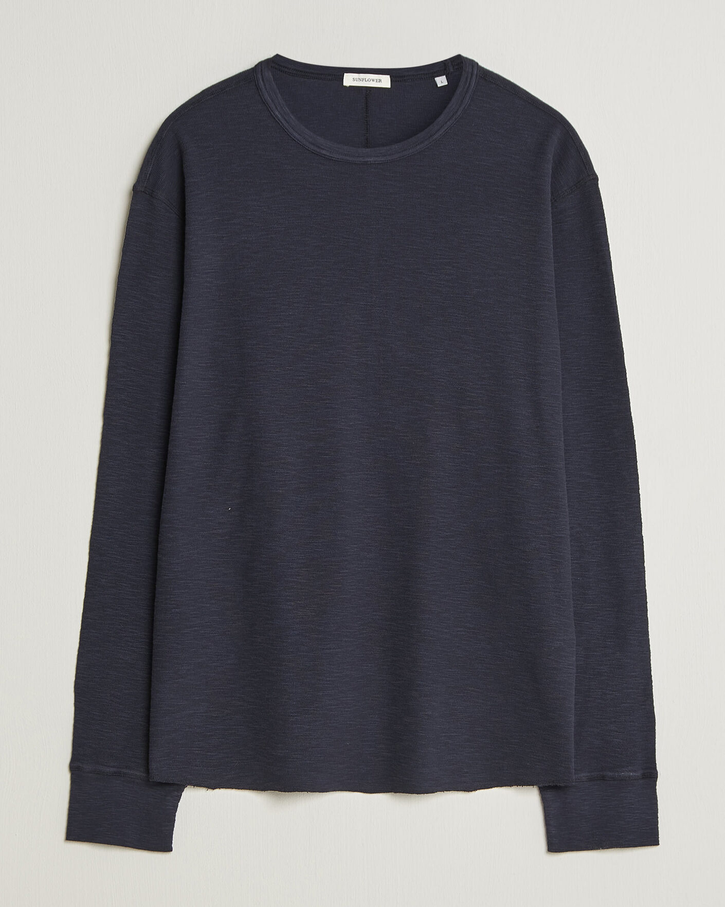 Men | T-Shirts | Sunflower | Long Sleeve Waffle Tee Navy