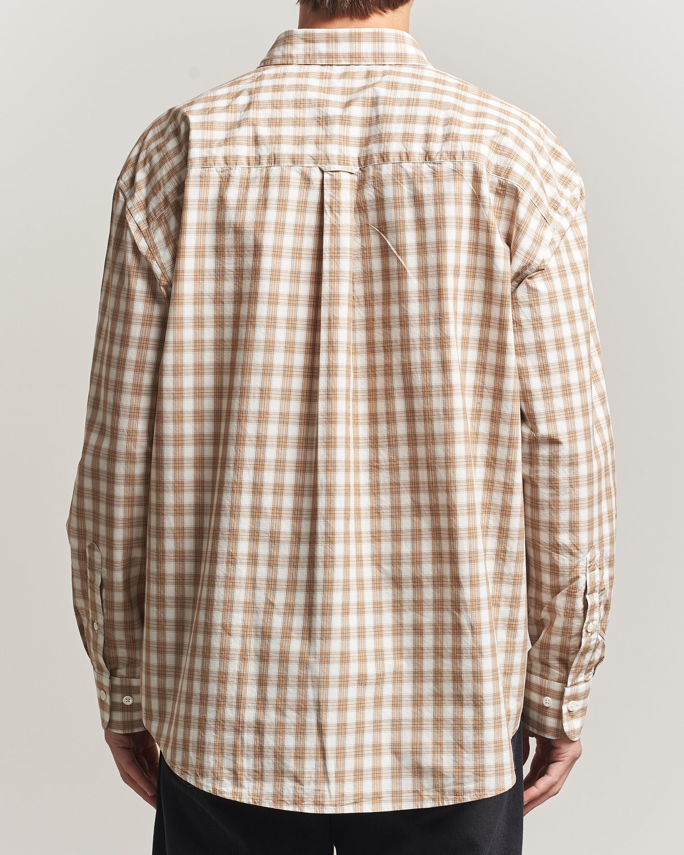 Men | Shirts | Sunflower | New Base Shirt Beige Check