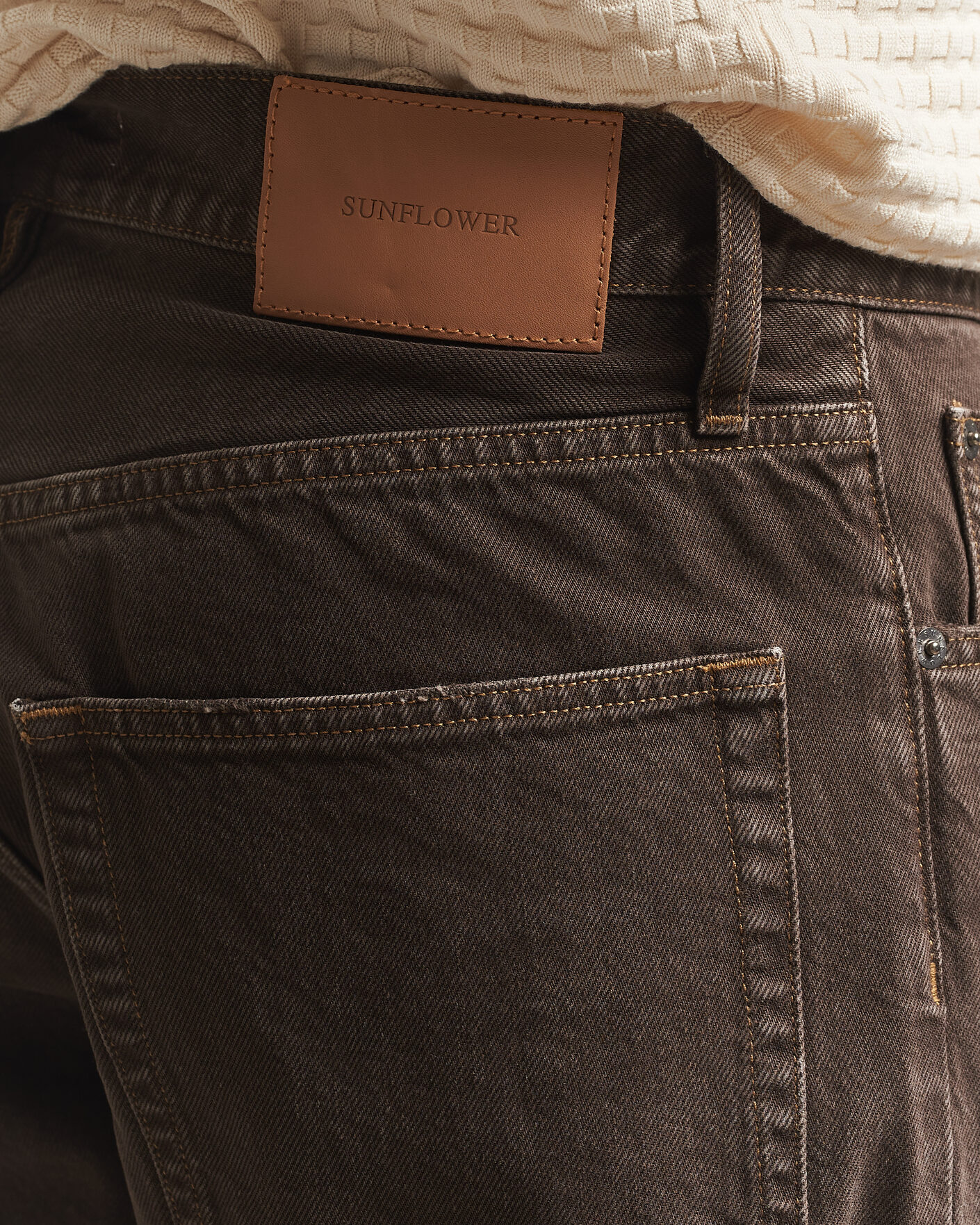 Men | Jeans | Sunflower | Loose Jeans Vintage Brown