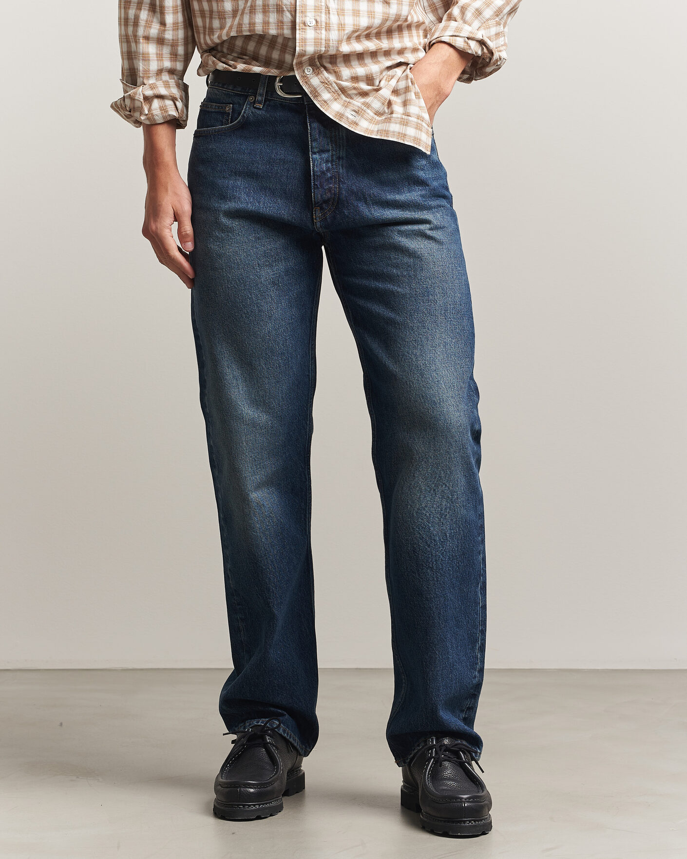 Men | Trousers | Sunflower | New Standard Jeans Dark Blue Worn