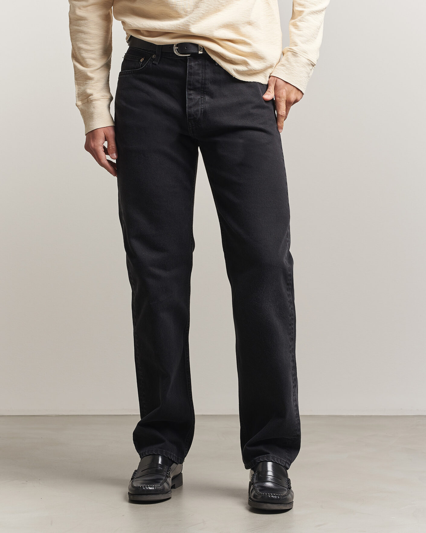 Men | Trousers | Sunflower | New Standard Jeans Washed Black