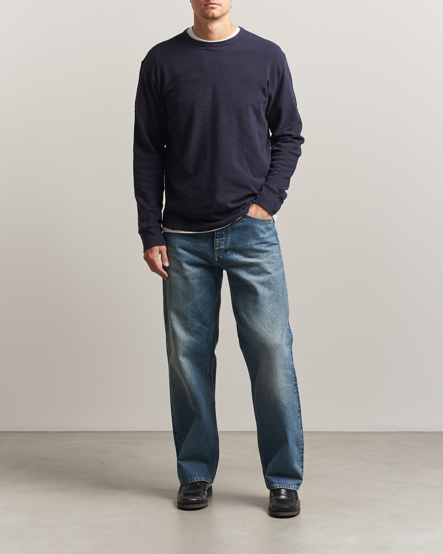 Men | Trousers | Sunflower | Loose Jeans Blue Vintage