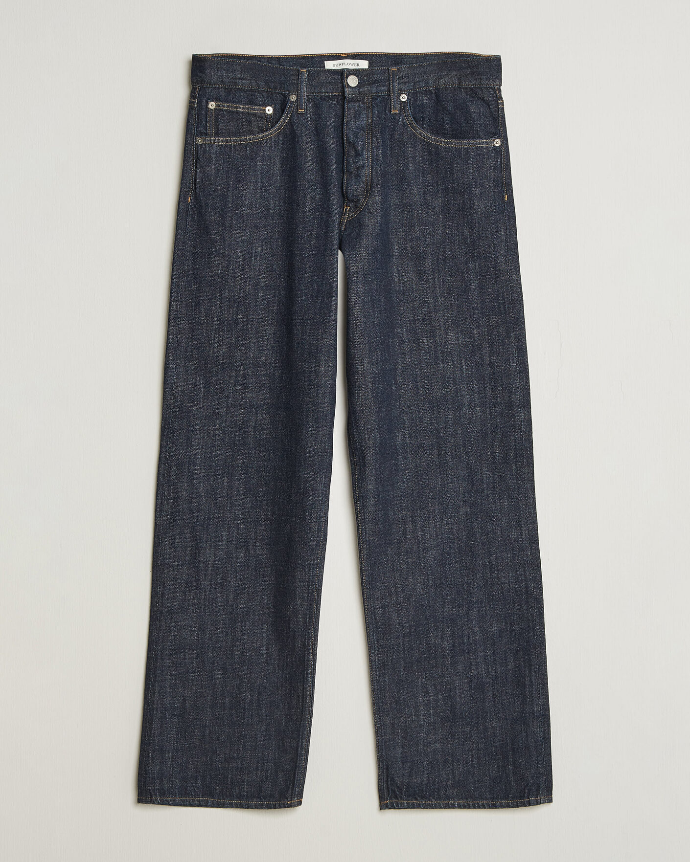 Men | Trousers | Sunflower | Loose Jeans Simple Rinse