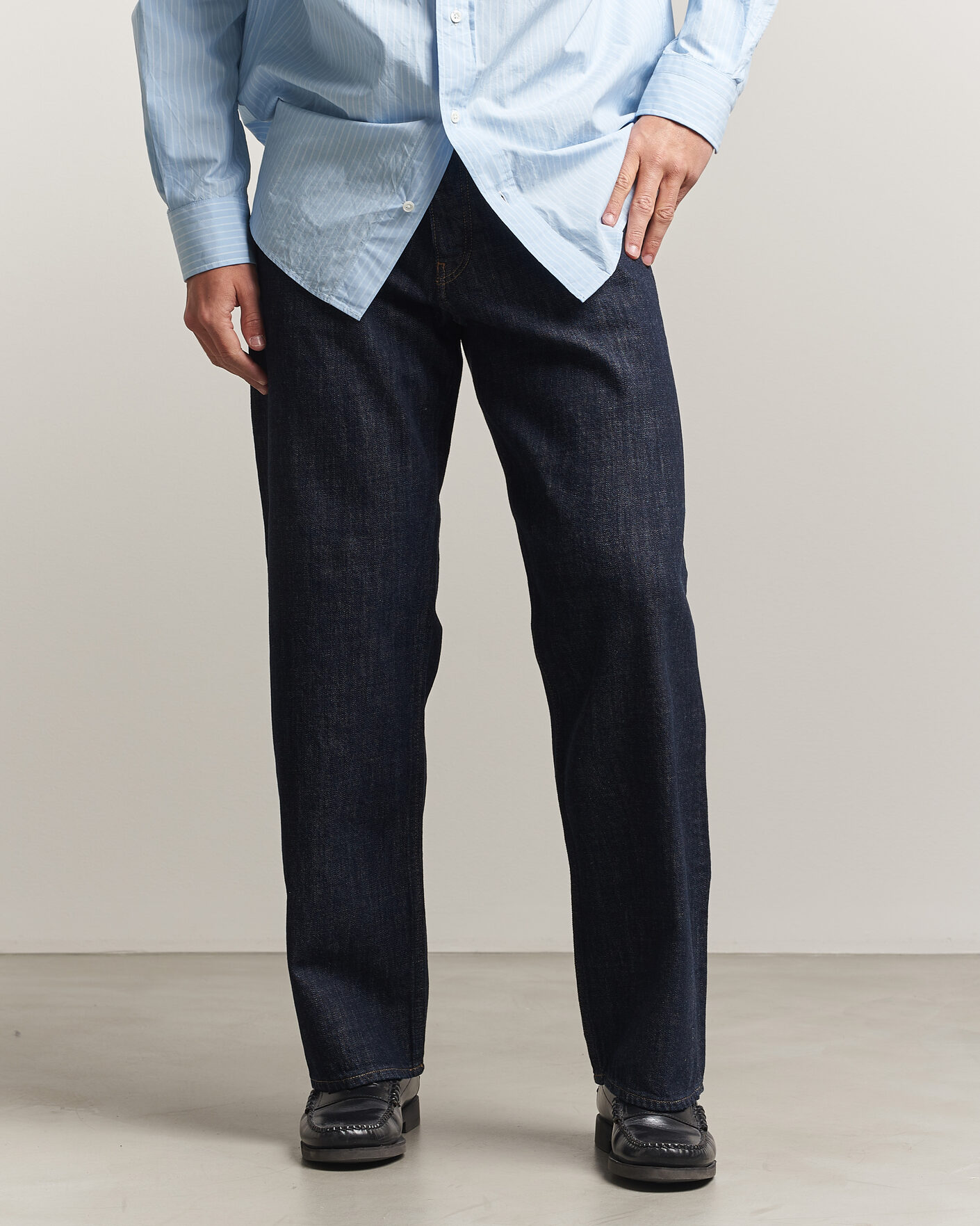 Men | Trousers | Sunflower | Loose Jeans Simple Rinse