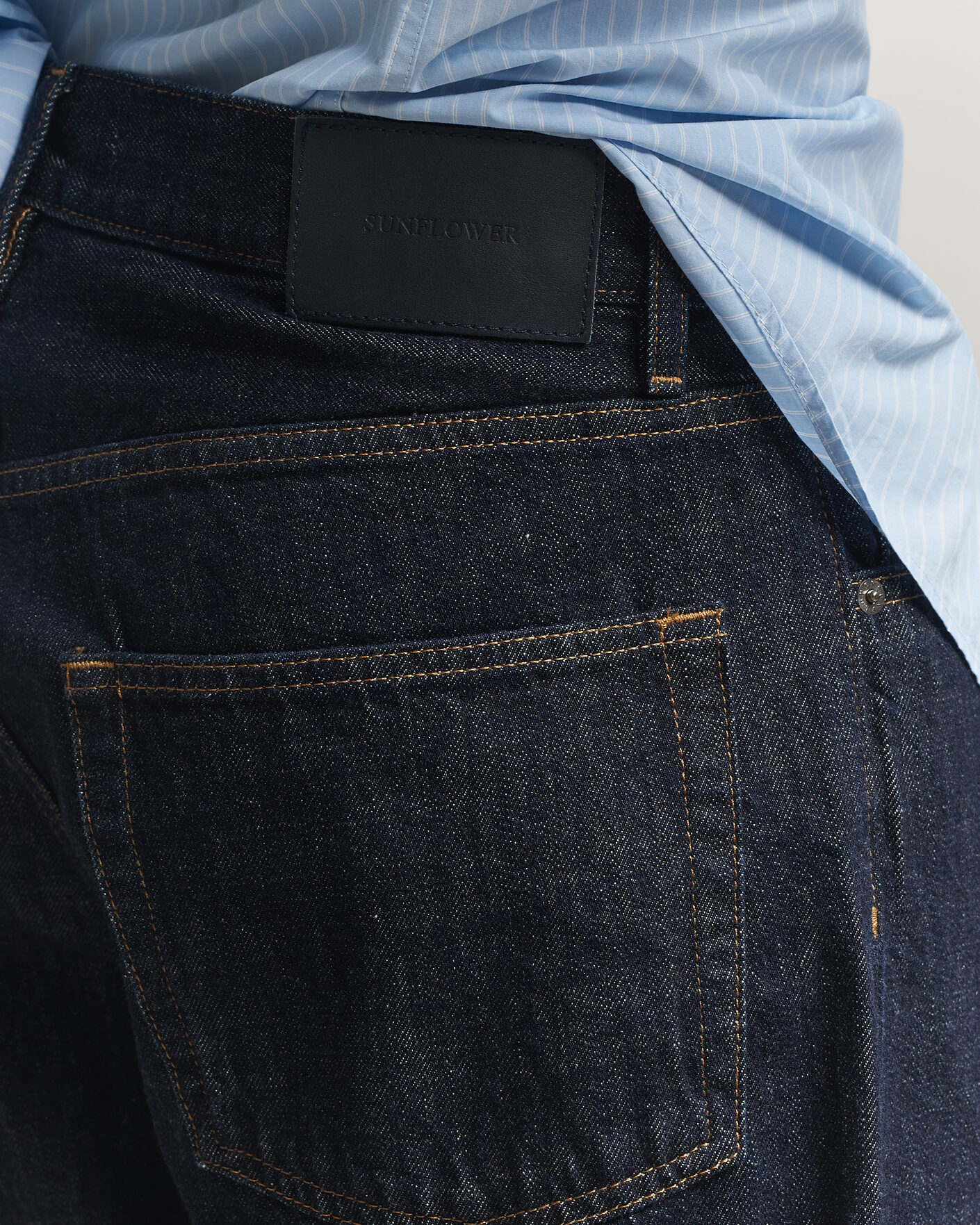 Men | Trousers | Sunflower | Loose Jeans Simple Rinse