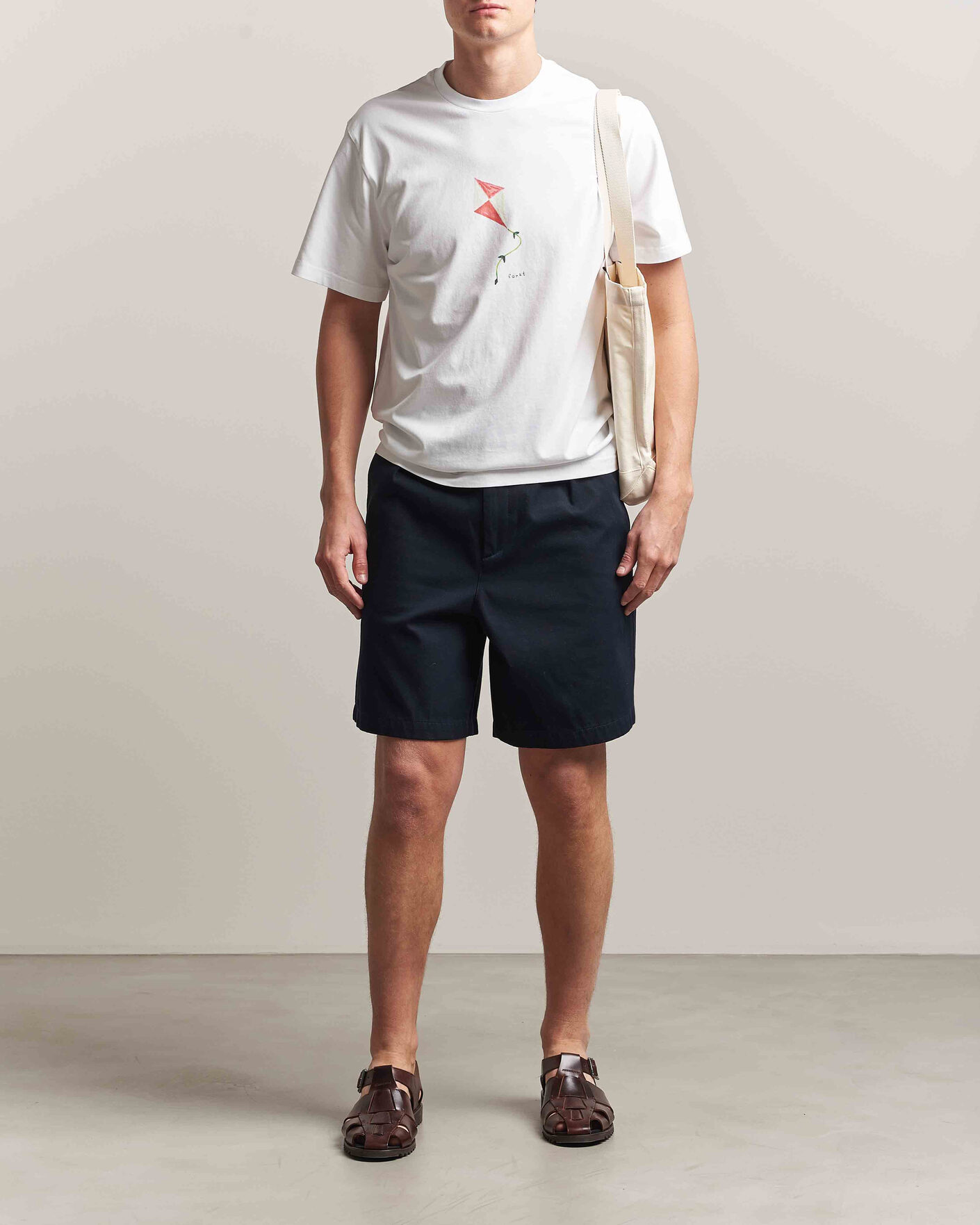 Men | T-Shirts | Forét | Fly T-Shirt White