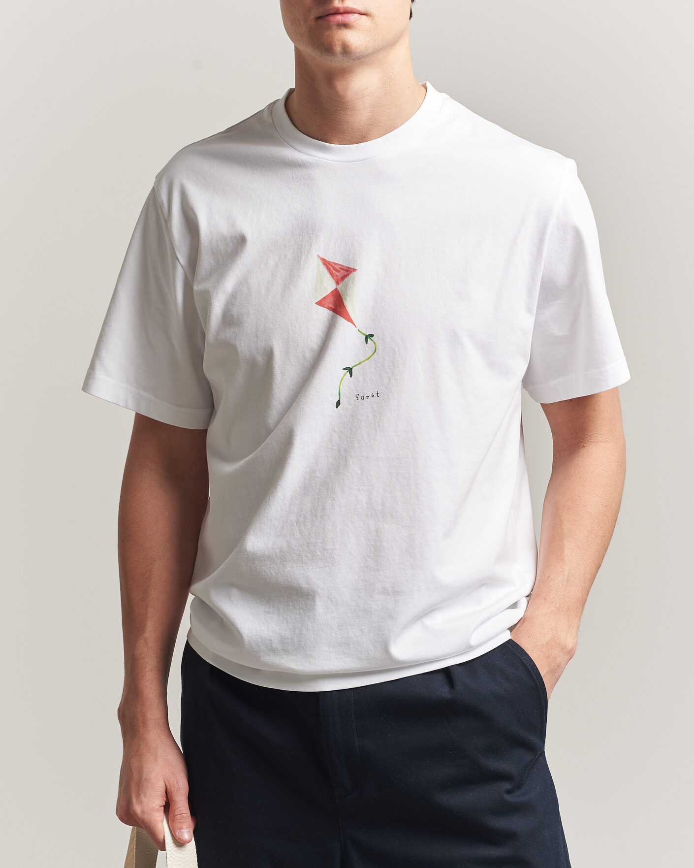 Men | T-Shirts | Forét | Fly T-Shirt White