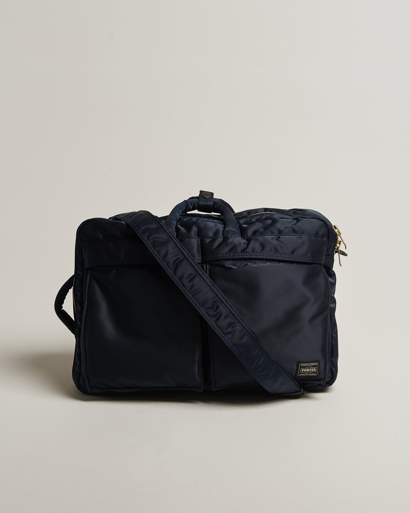 Porter-Yoshida & Co. Tanker 3Way Document Bag Navy at CareOfCarl.com
