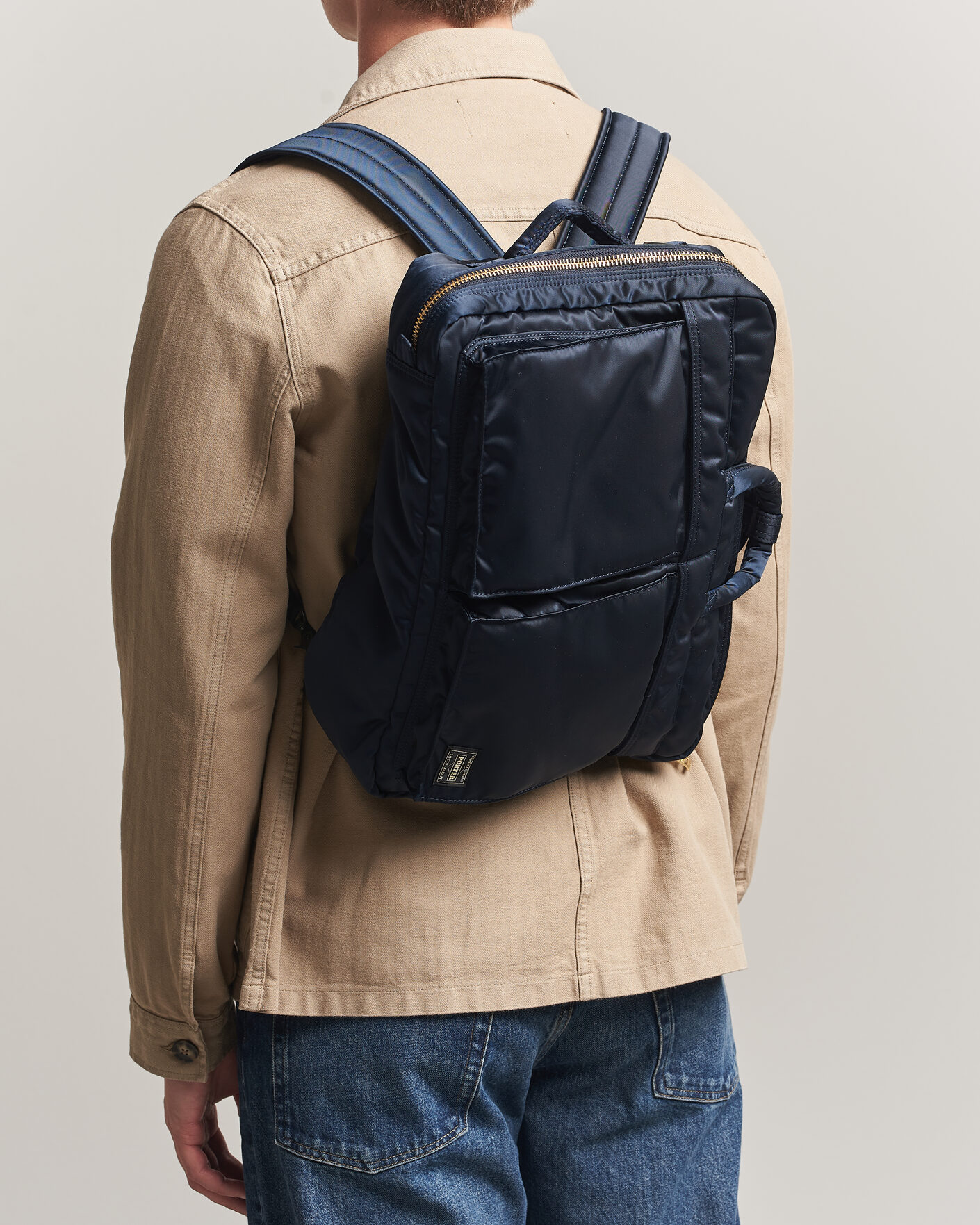 Porter-Yoshida & Co. Tanker 3Way Document Bag Navy at CareOfCarl.com