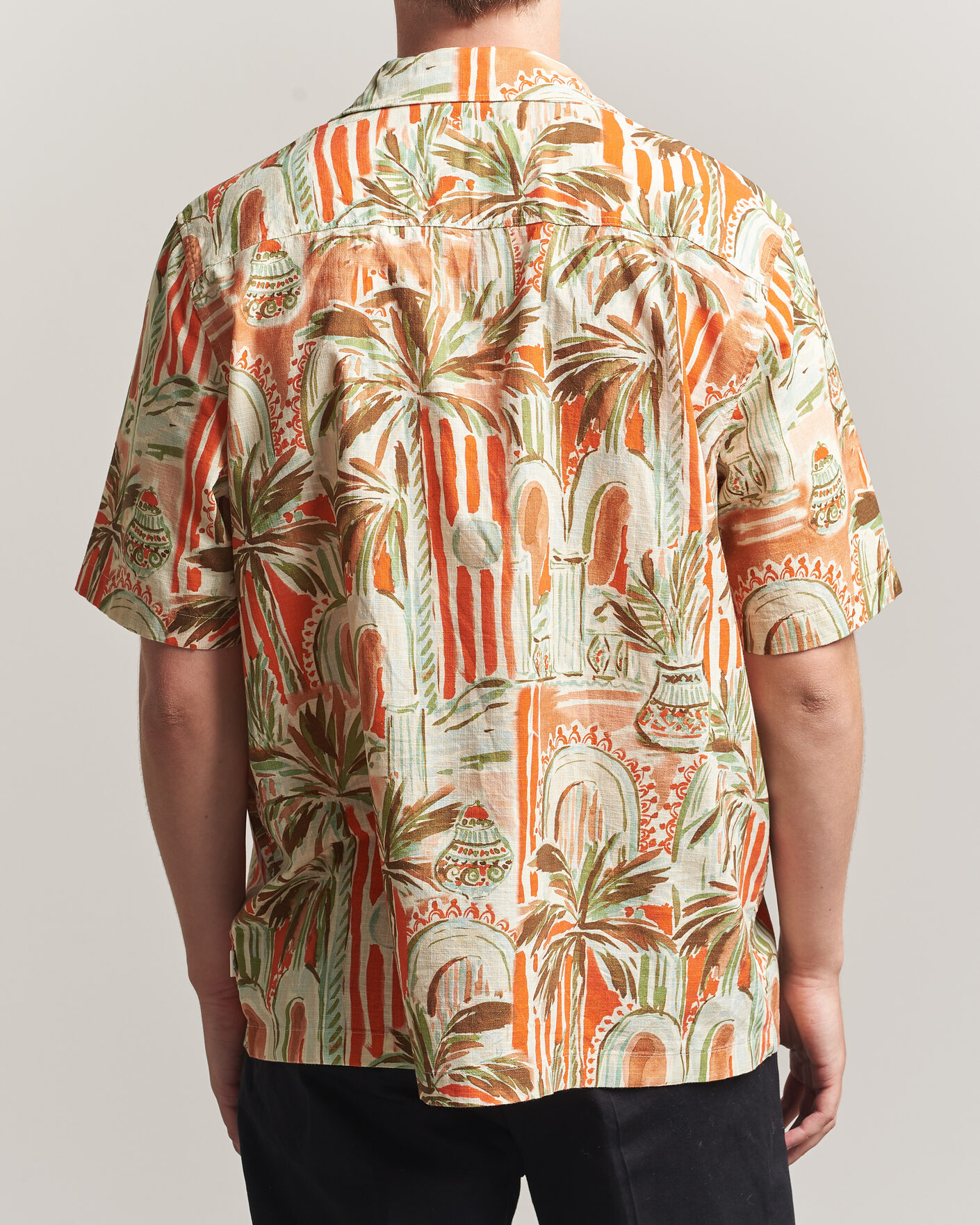 Men | Shirts | LES DEUX | Palm AOP Short Sleeve Shirt Multi