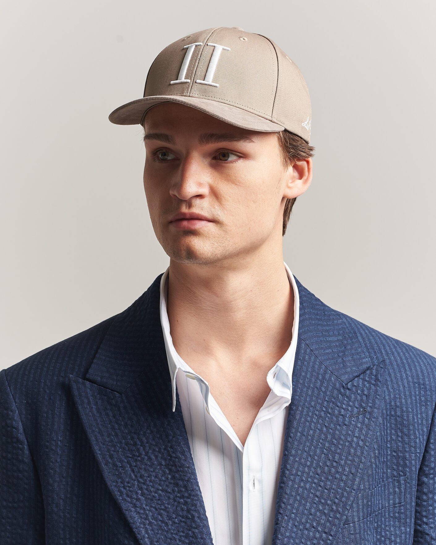 Men | Hats & Caps | LES DEUX | Baseball Cap Suede II Desert Taupe Beige