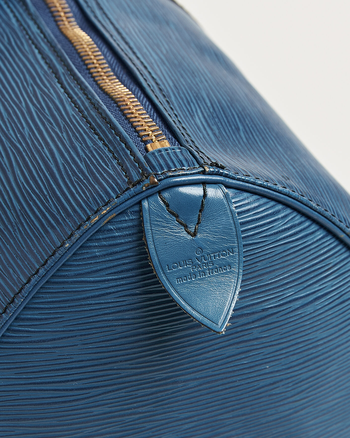 Men | Pre-Owned & Vintage Bags | Louis Vuitton Pre-Owned | Keepall 45 Epi Leather Blue