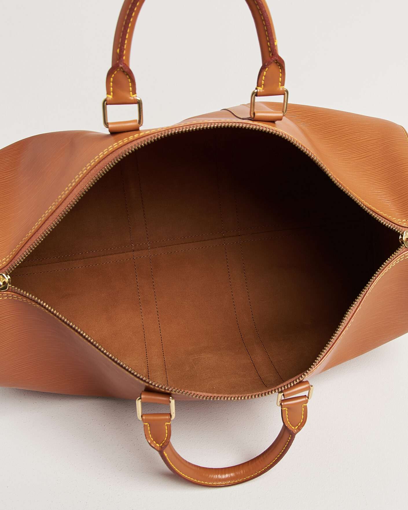 Men | Pre-Owned & Vintage Bags | Louis Vuitton Pre-Owned | Keepall Epi Leather 45 Brown