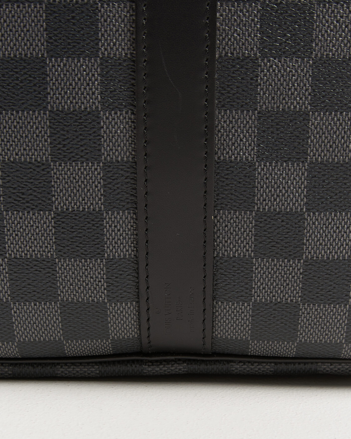 Men | Pre-Owned & Vintage Bags | Louis Vuitton Pre-Owned | Keepall Bandouliére 55 Damier Graphite