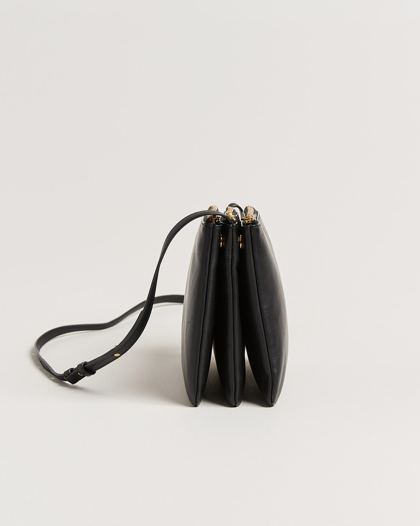 Men | Pre-Owned & Vintage Bags | Celine Pre-Owned | Trio Bag Medium Leather Black