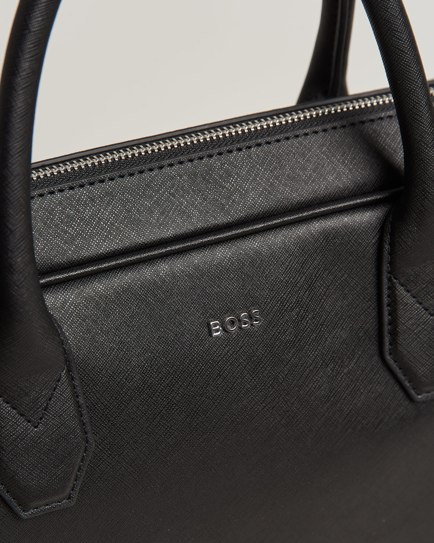 Men | Bags | BOSS BLACK | Northon Leather Document Case Black