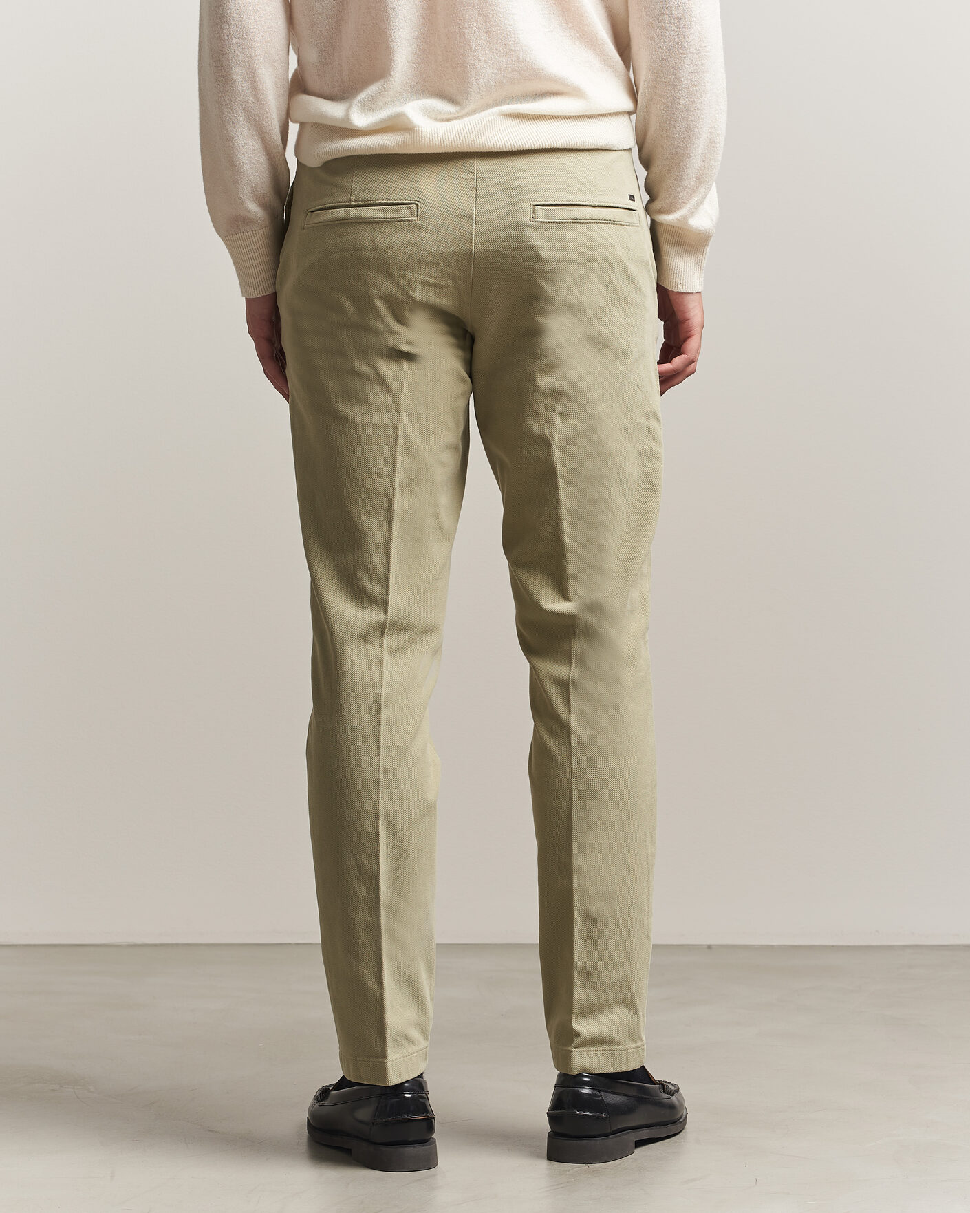Men | Trousers | BOSS BLACK | Kaiton Structured Chinos Sage