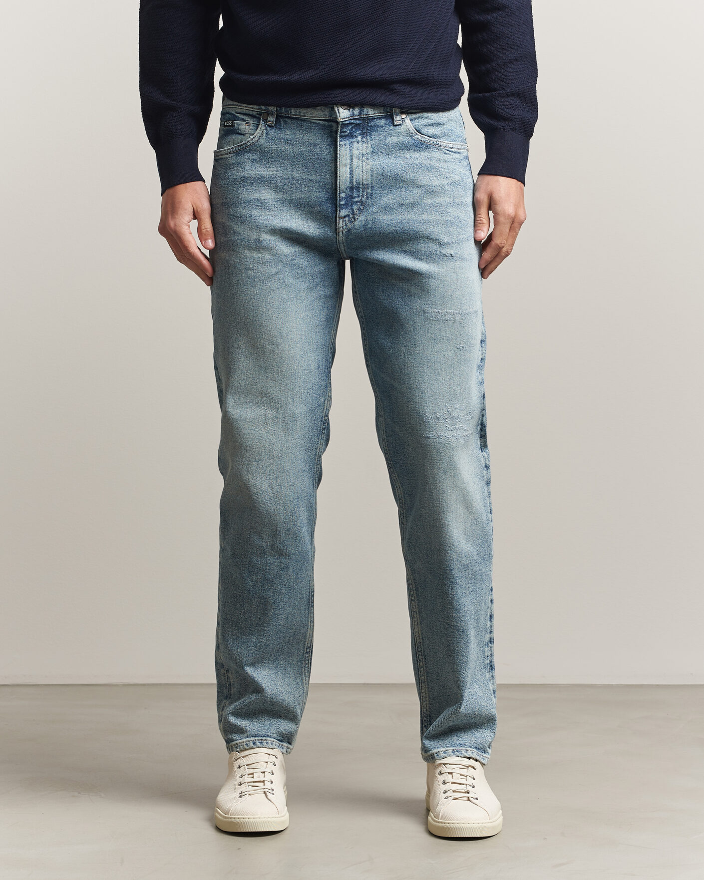 Men | Trousers | BOSS BLACK | Ogden Regular Fit Jeans Bright Blue