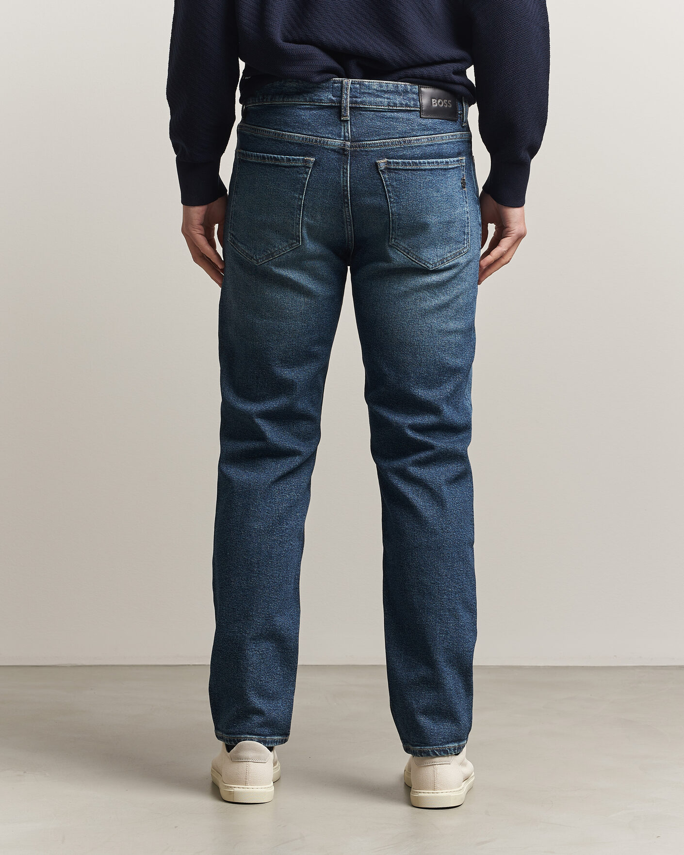 Men | Trousers | BOSS BLACK | Ogden Regular Fit Jeans Medium Blue