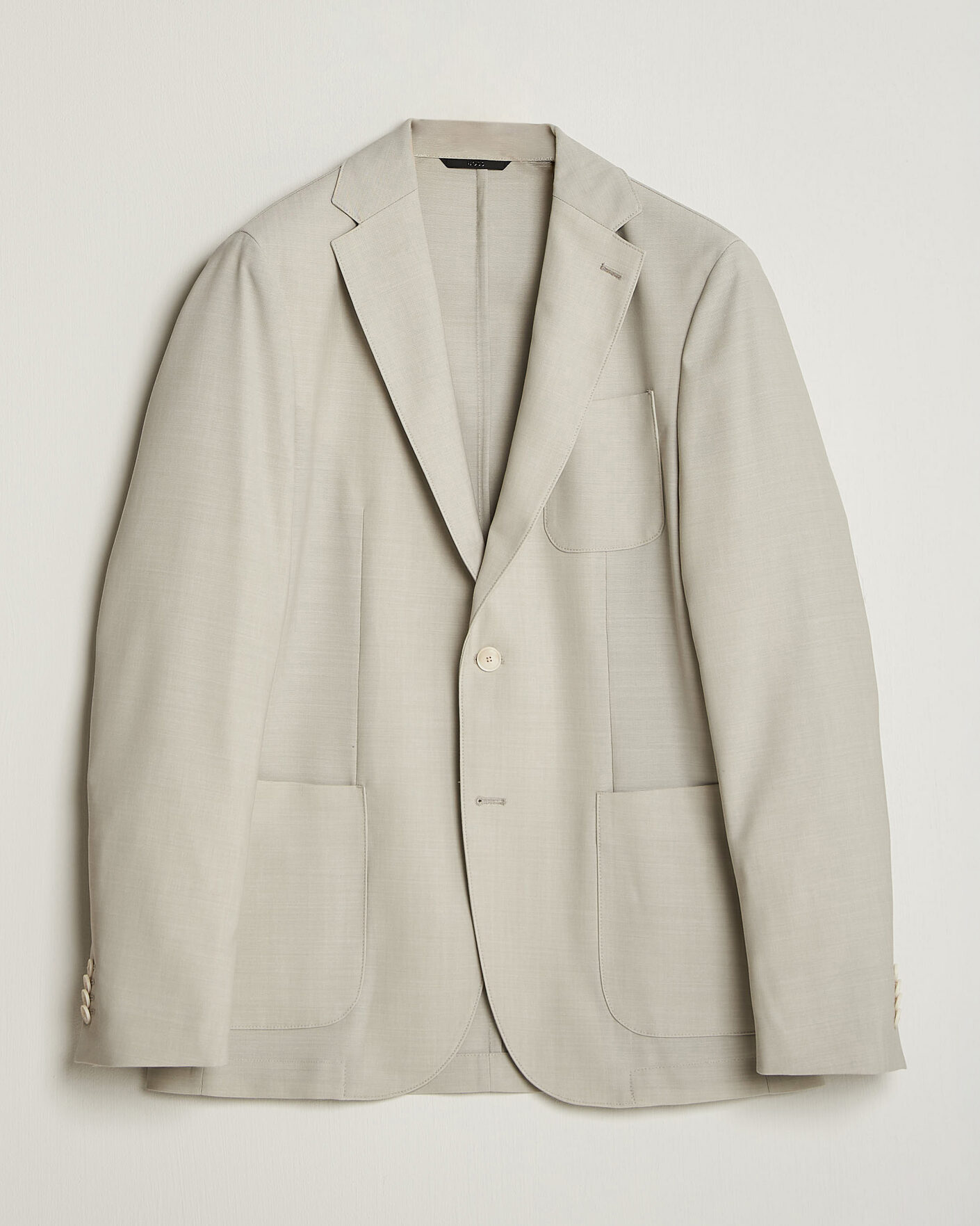 Men | Blazers | BOSS BLACK | Hanry Wool Patch Pocket Blazer Light Beige