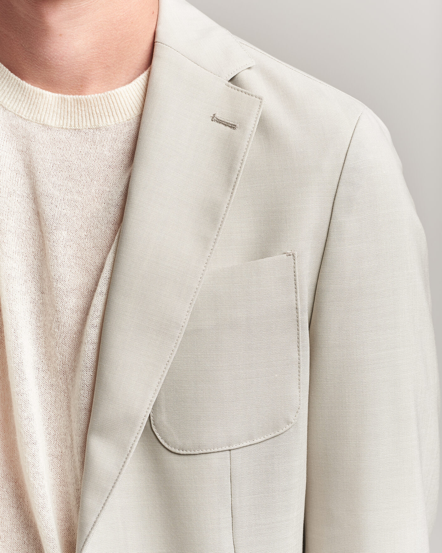 Men | Blazers | BOSS BLACK | Hanry Wool Patch Pocket Blazer Light Beige