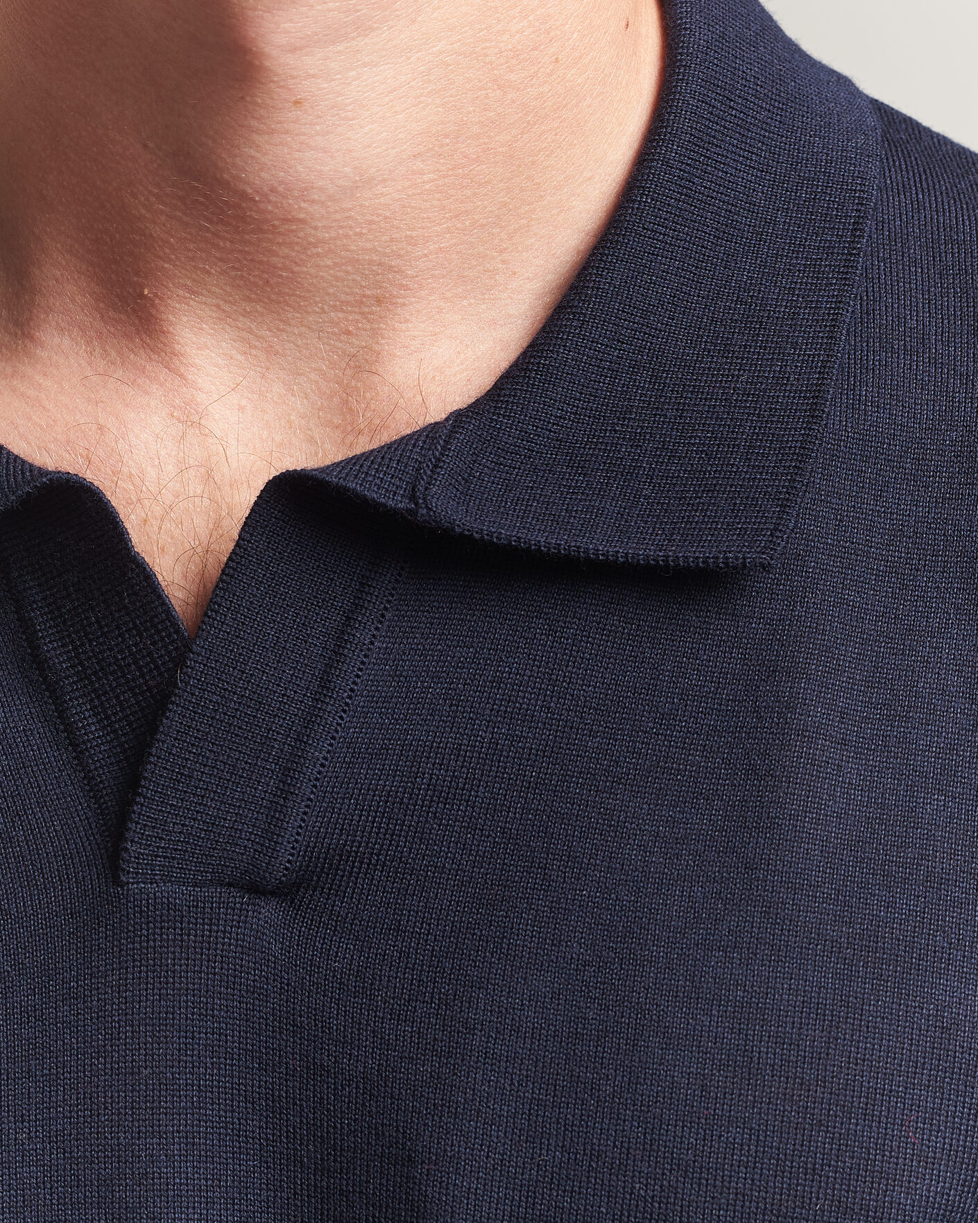 Men | Polo Shirts | BOSS BLACK | Lantoni Knitted Polo Dark Blue