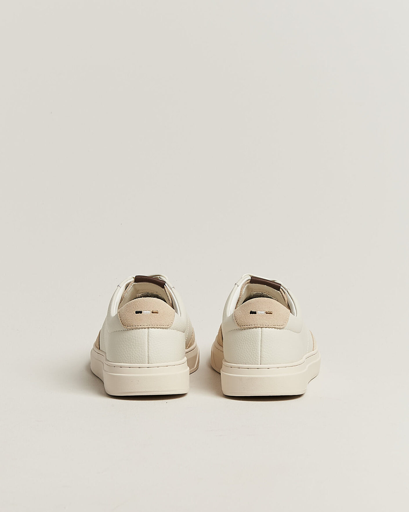 Men | Sneakers | BOSS BLACK | Kieran Leather/Suede Sneaker Open White