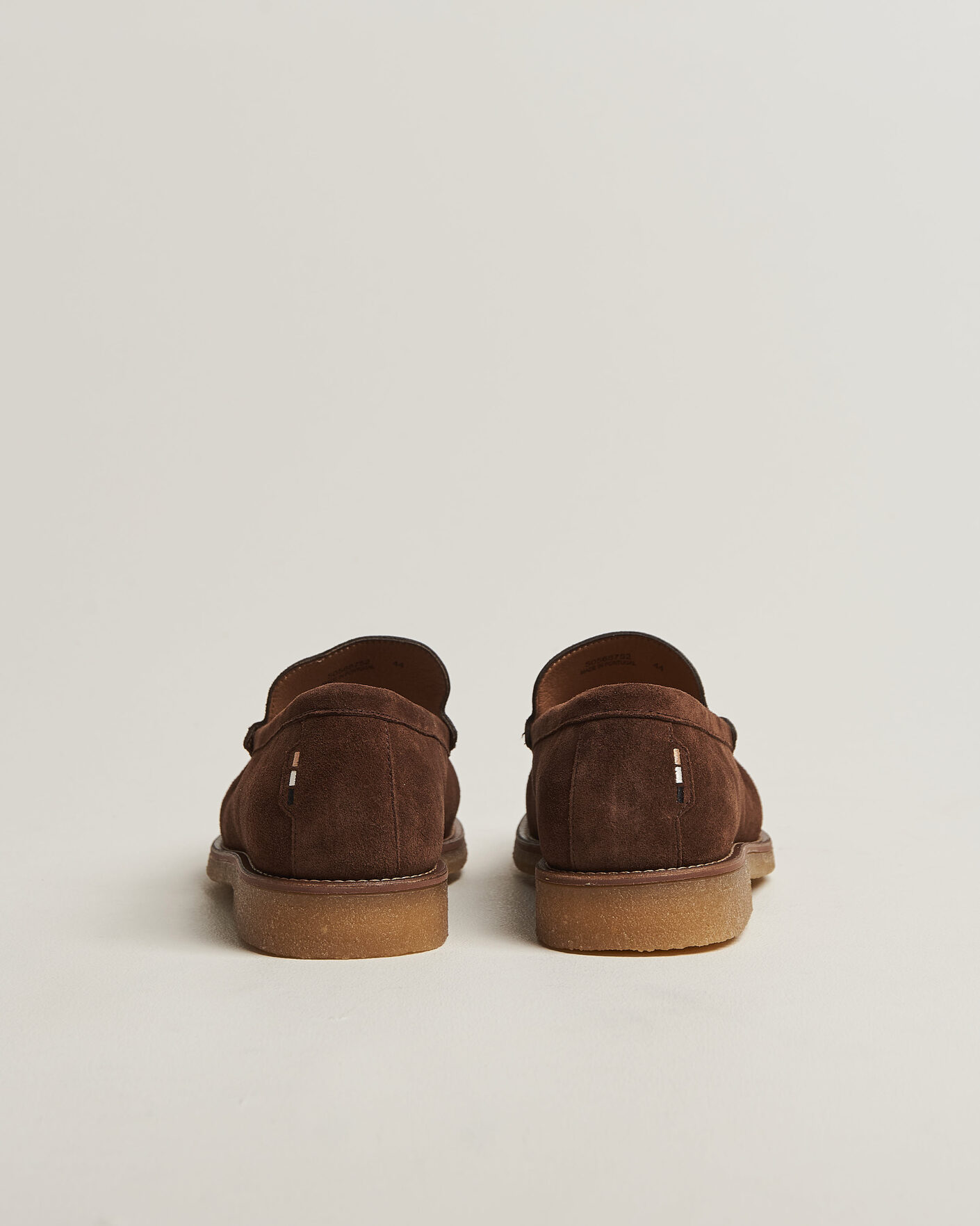 Men | Loafers | BOSS BLACK | Kope Suede Moccasin Dark Brown