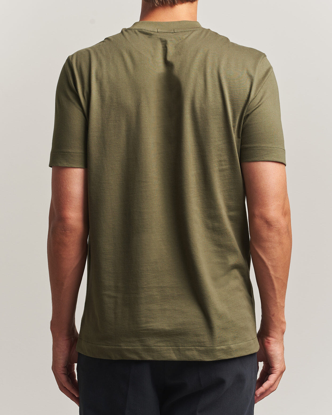 Men | T-Shirts | BOSS BLACK | Thompson Crew Neck T-Shirt Open Green