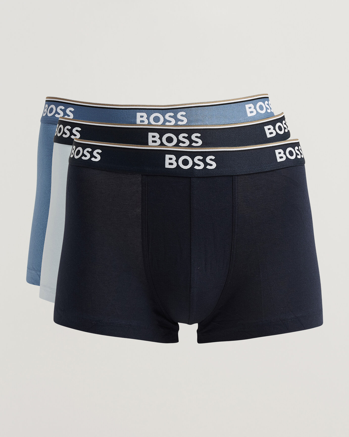 Men | Underwear & Socks | BOSS BLACK | 3-Pack Trunk Navy/Blue/Light Blue