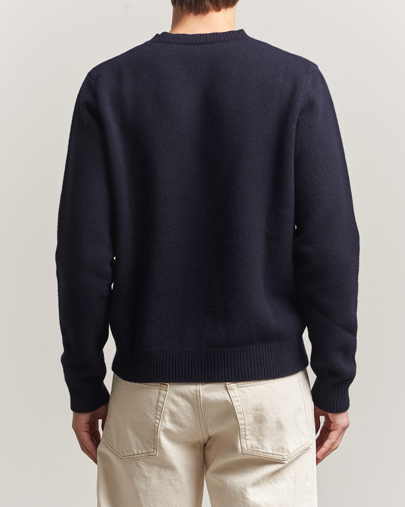 Men | Sweaters & Knitwear | A.P.C. | Edmond Wool Knitted Sweater Dark Navy