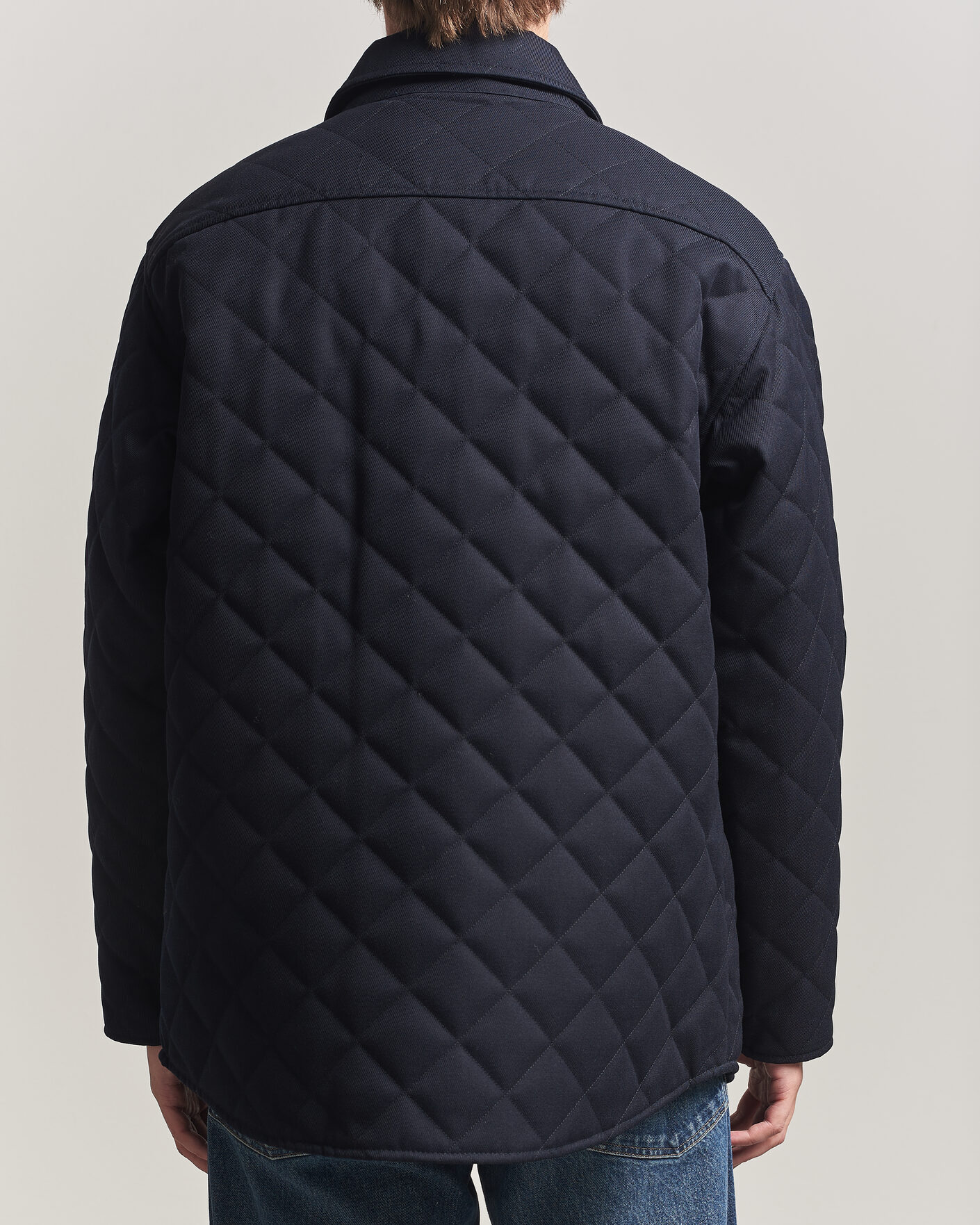 Men | Coats & Jackets | A.P.C. | Georges Quilted Jacket Dark Navy
