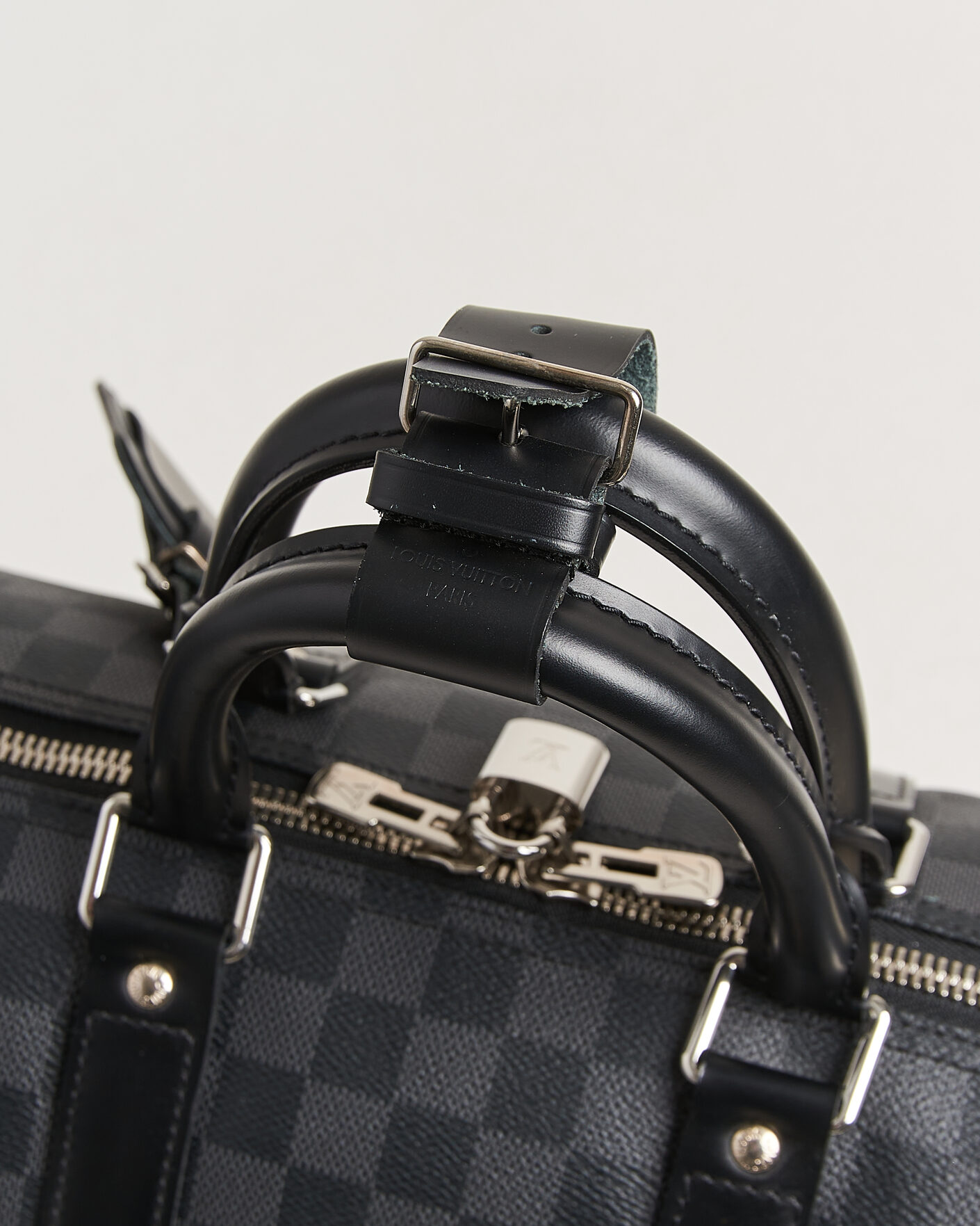 Men | Pre-Owned & Vintage Bags | Louis Vuitton Pre-Owned | Keepall Bandouliére 45 Damier Graphite