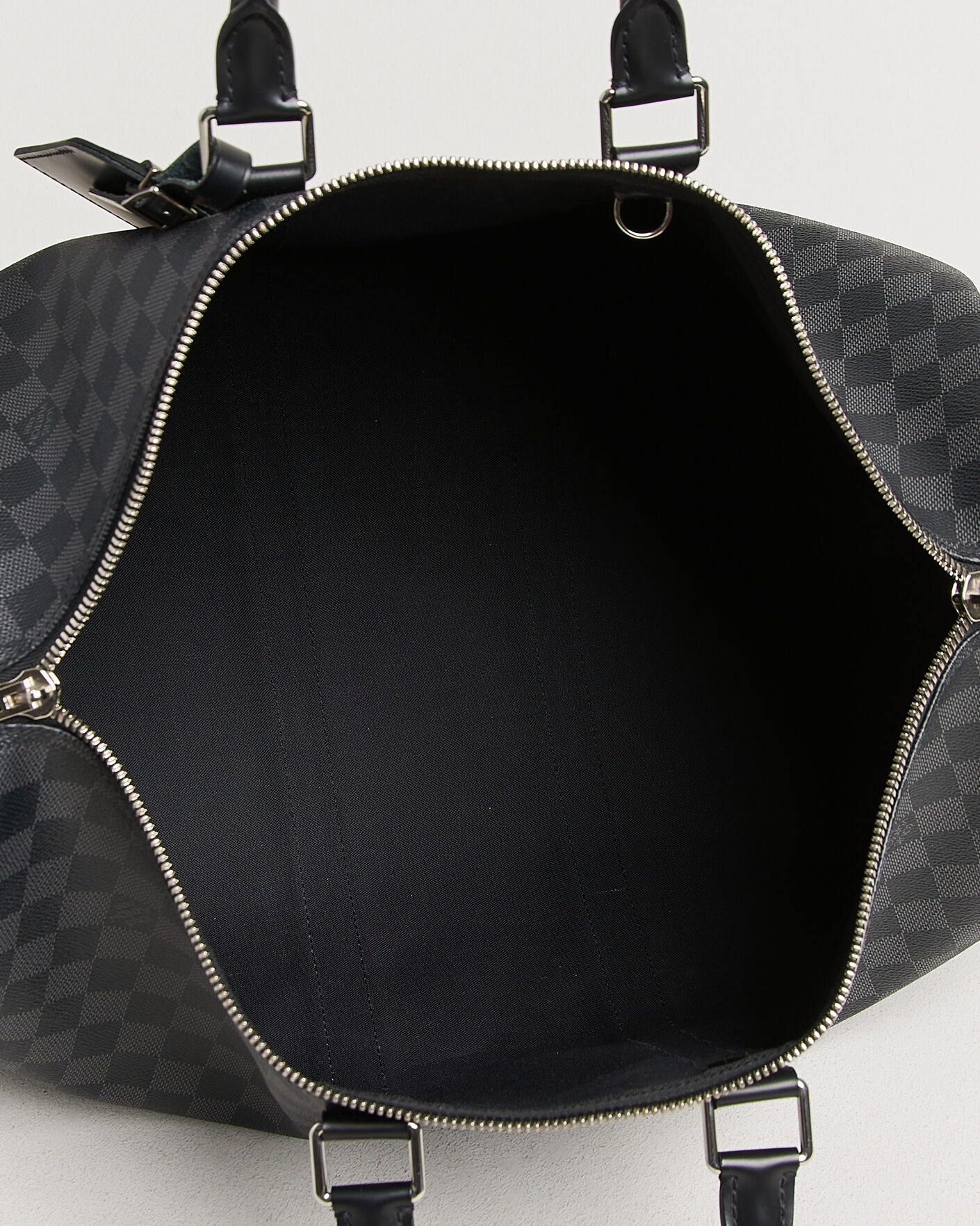 Men | Pre-Owned & Vintage Bags | Louis Vuitton Pre-Owned | Keepall Bandouliére 45 Damier Graphite