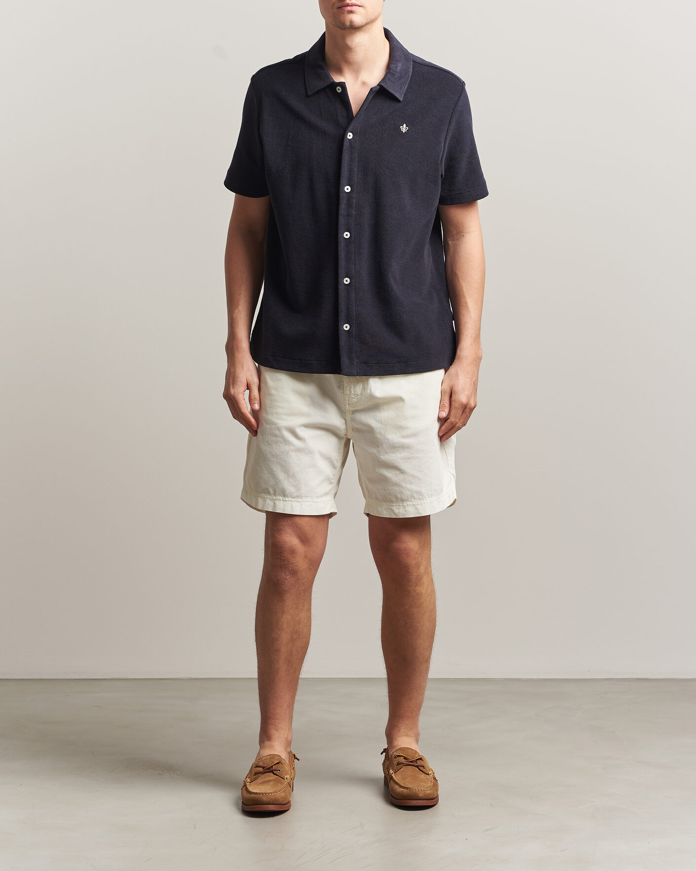 Men | Shorts | Morris | Fenix Summer Cord Shorts Off White