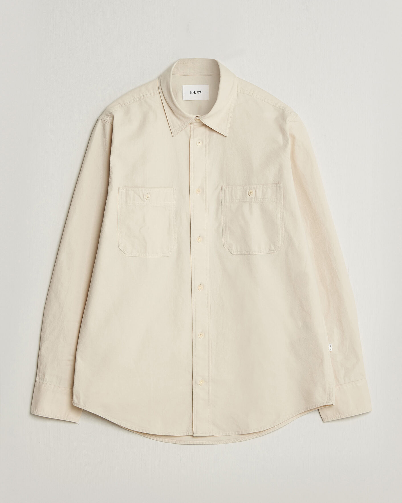 Men |  | NN07 | Colby Twill Overshirt Ivory