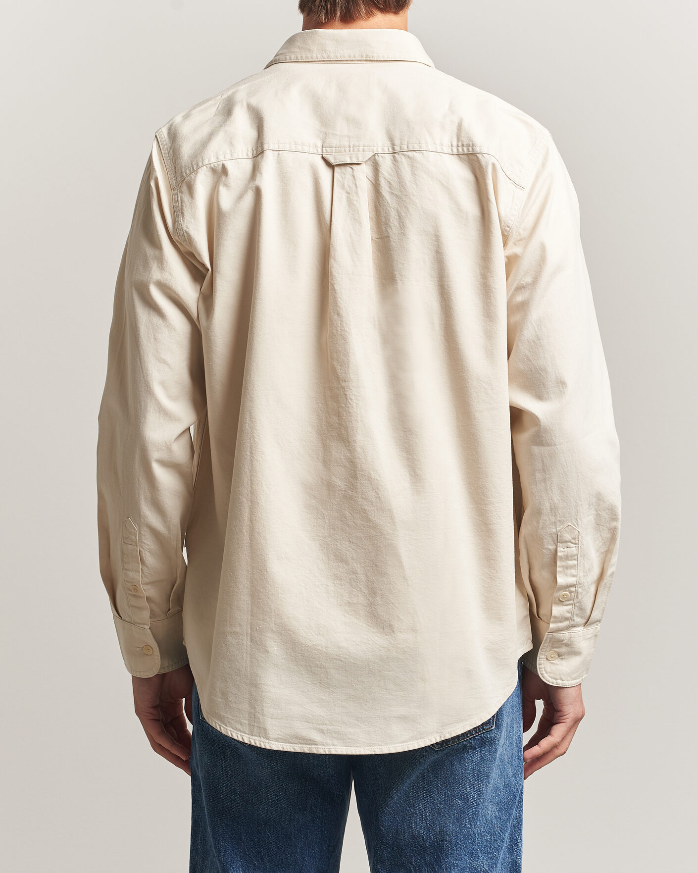 Men | Shirts | NN07 | Colby Twill Overshirt Ivory