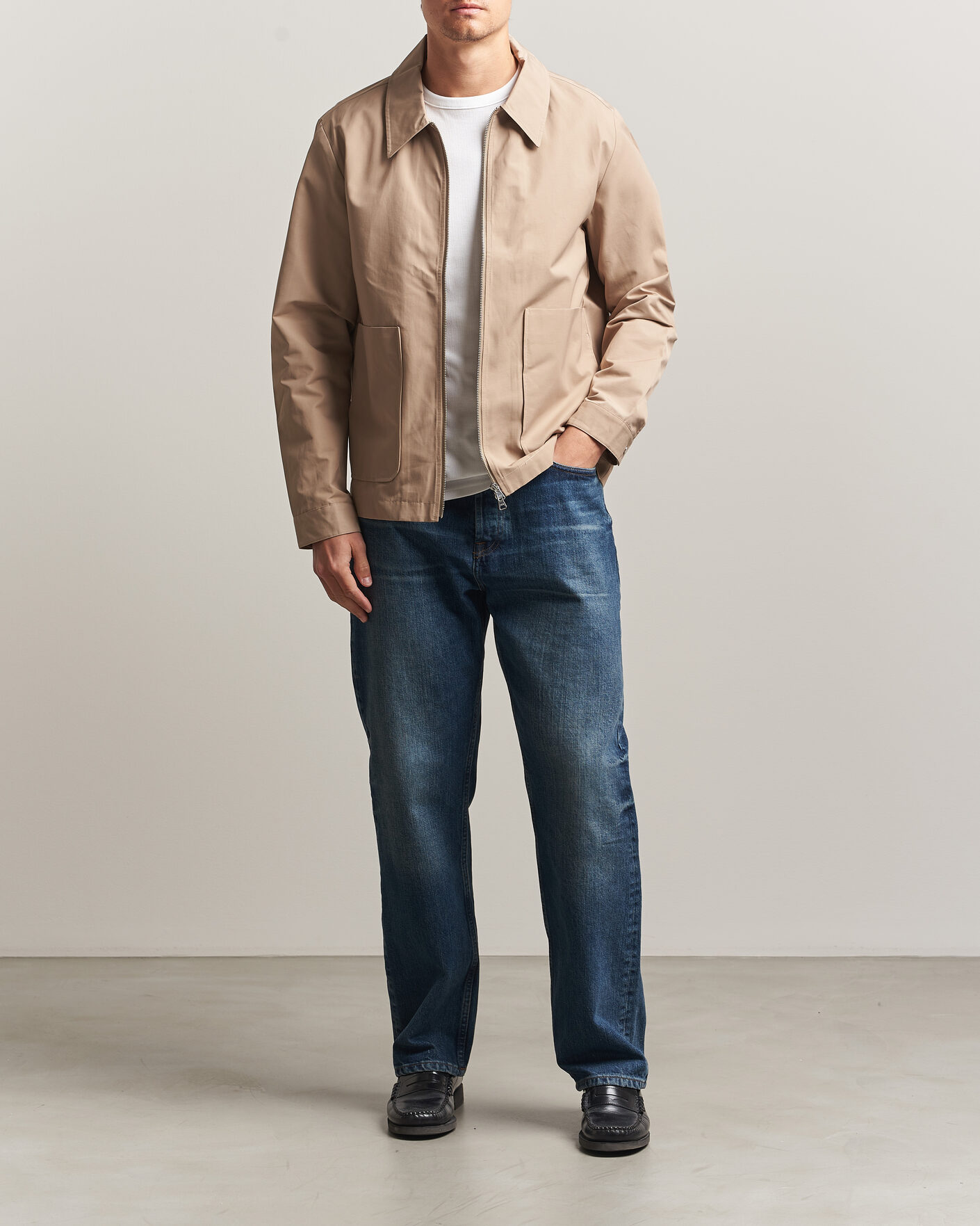 Men | Coats & Jackets | NN07 | Gael Cotton Twill Jacket Desert Khaki