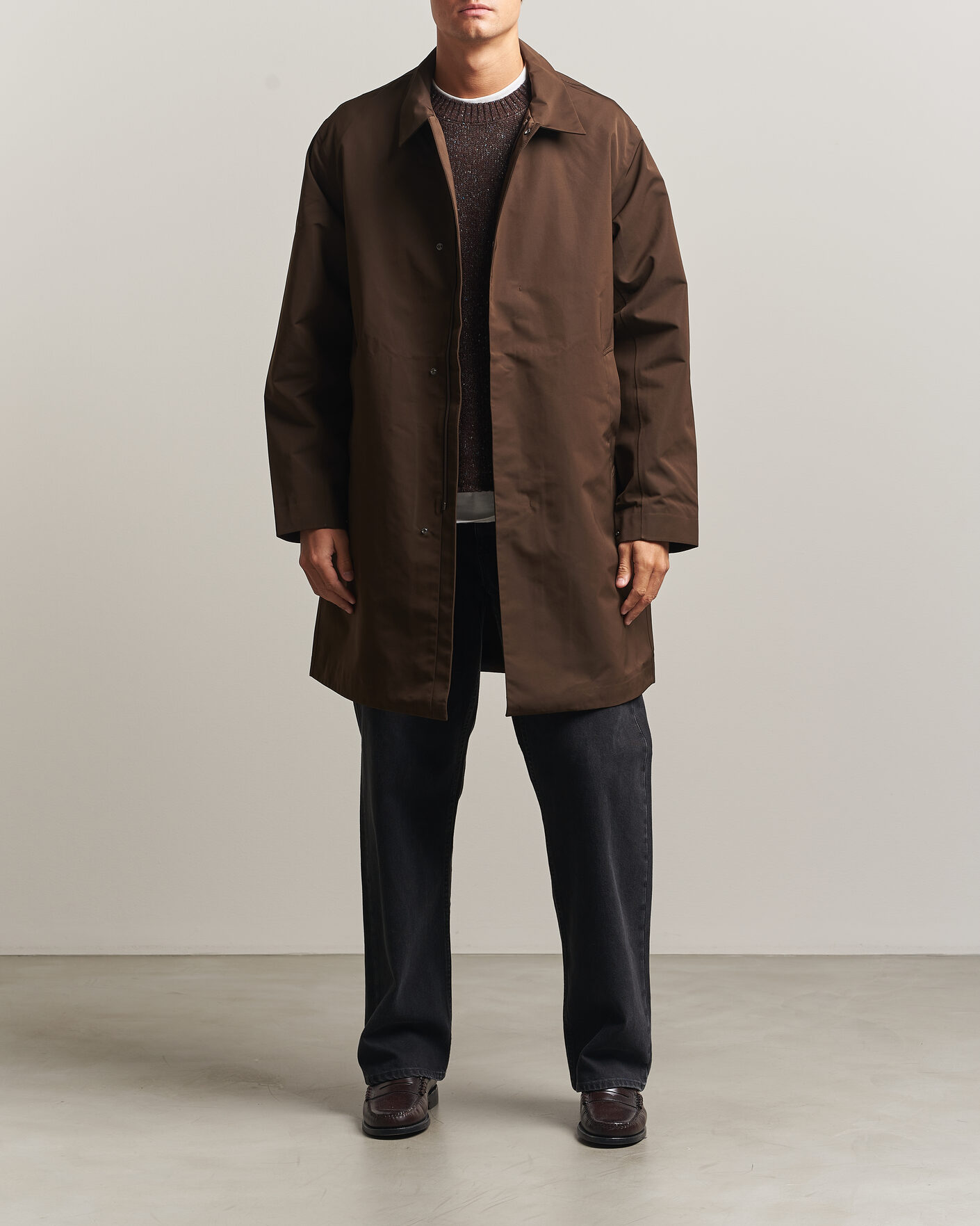 Men | Coats & Jackets | NN07 | Steve Technical Coat Demitasse Brown