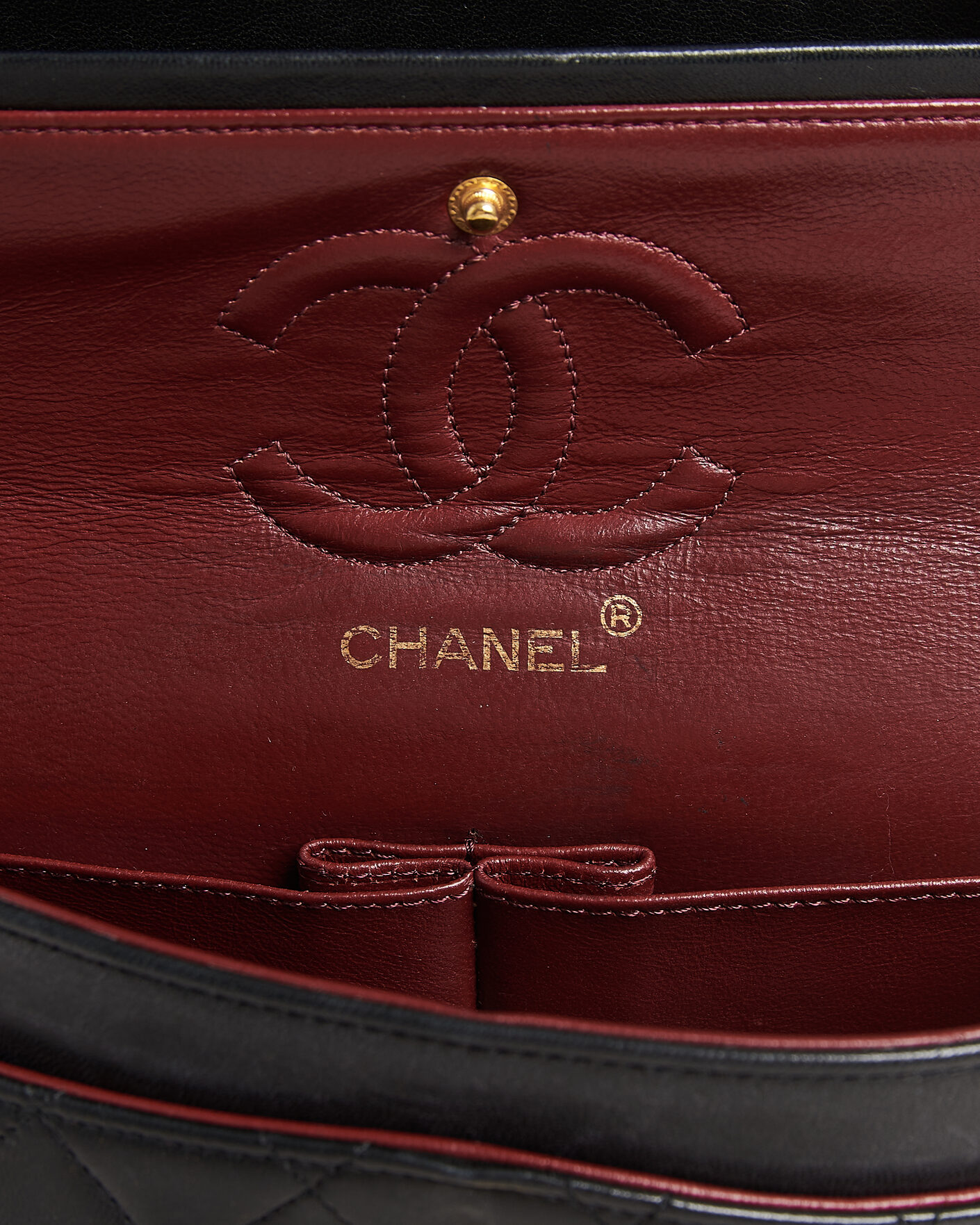 Men | Pre-Owned & Vintage Bags | Chanel Pre-Owned | Classic Small Double Flap Bag Black