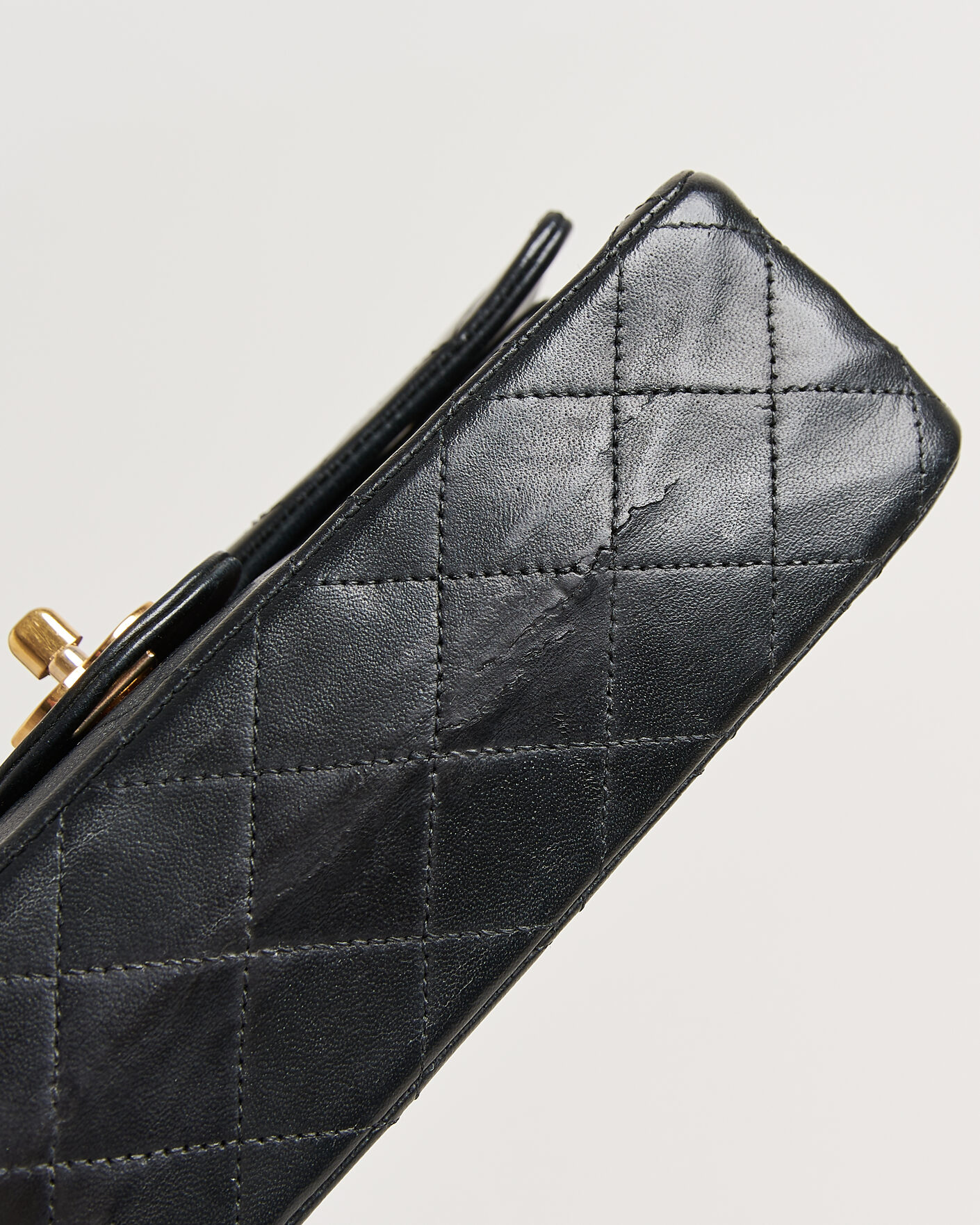 Men | Chanel Pre-Owned Classic Small Double Flap Bag Black | Chanel Pre-Owned | Classic Small Double Flap Bag Black